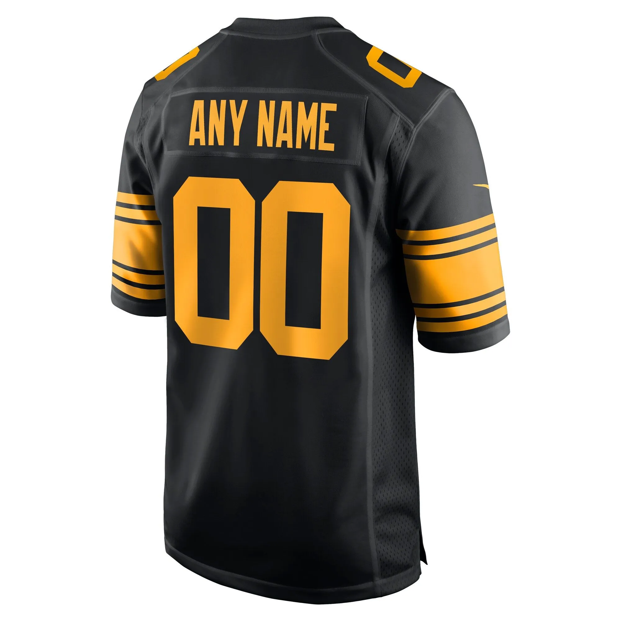 Pittsburgh Steelers  Alternate Custom Game Jersey - Black