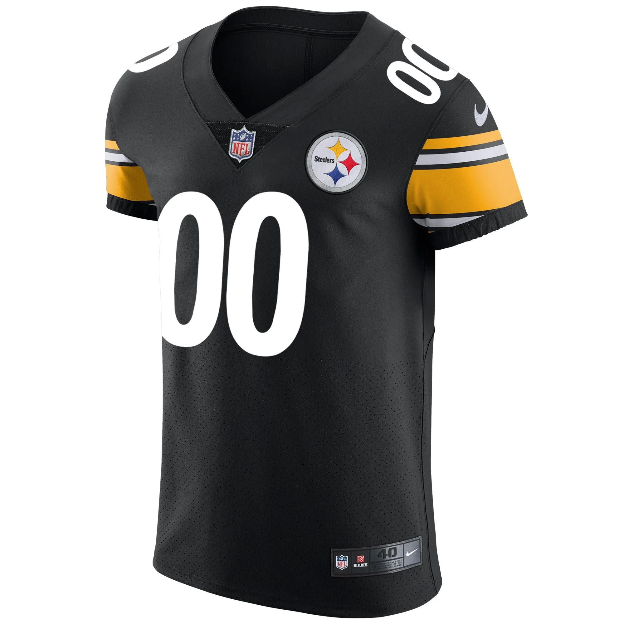 Pittsburgh Steelers  Vapor Untouchable Custom Elite Jersey - Black