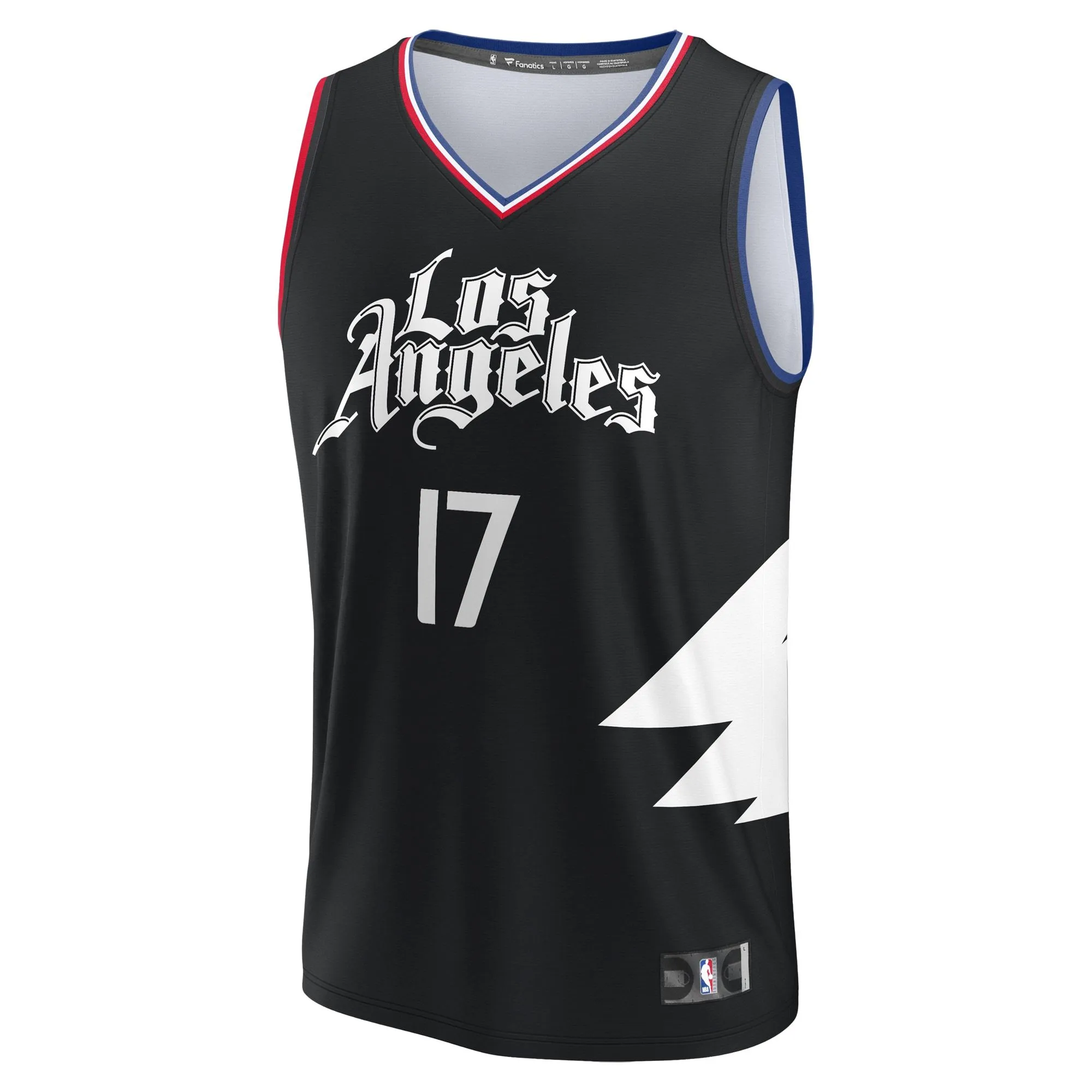 PJ Tucker LA Clippers Fanatics Branded Youth Fast Break Player Jersey - Statement Edition - Black