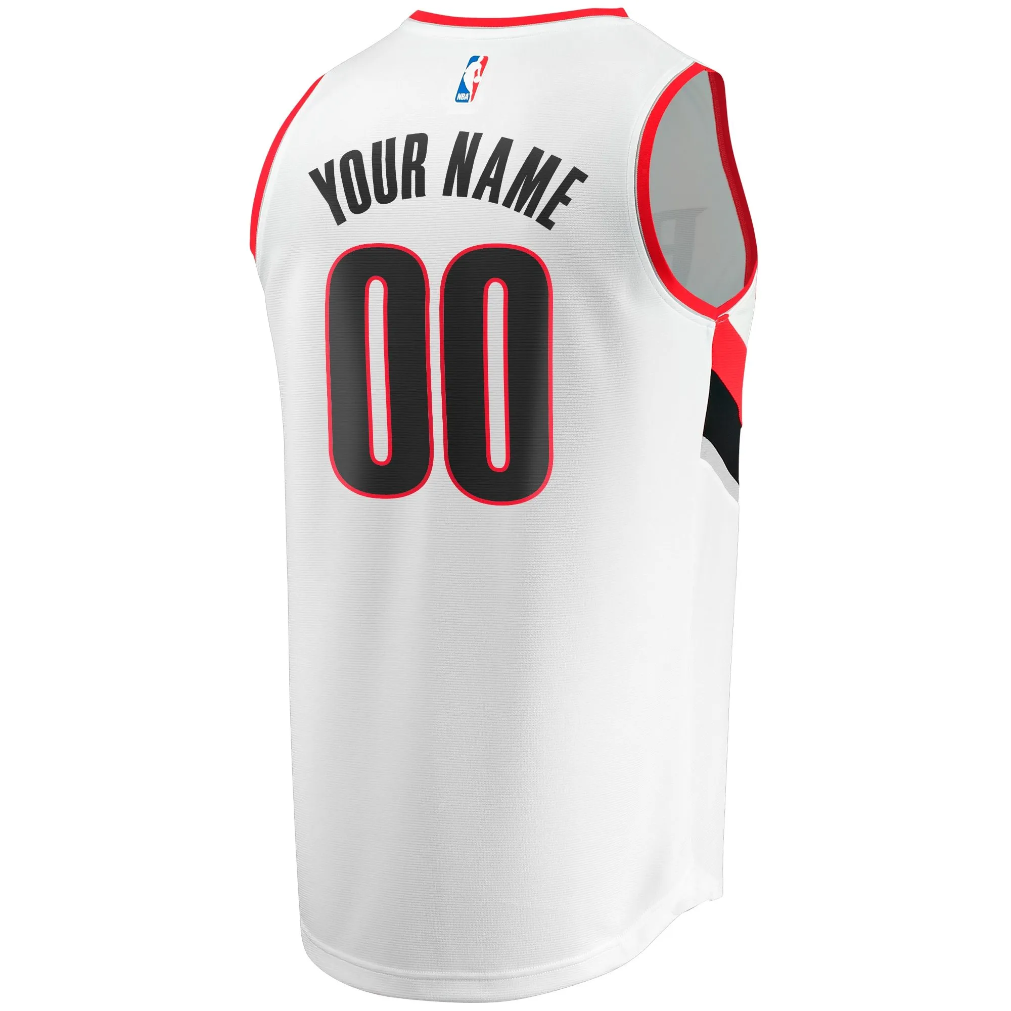 Portland Trail Blazers Fanatics Branded Youth Fast Break Replica Custom Jersey - Association Edition - White