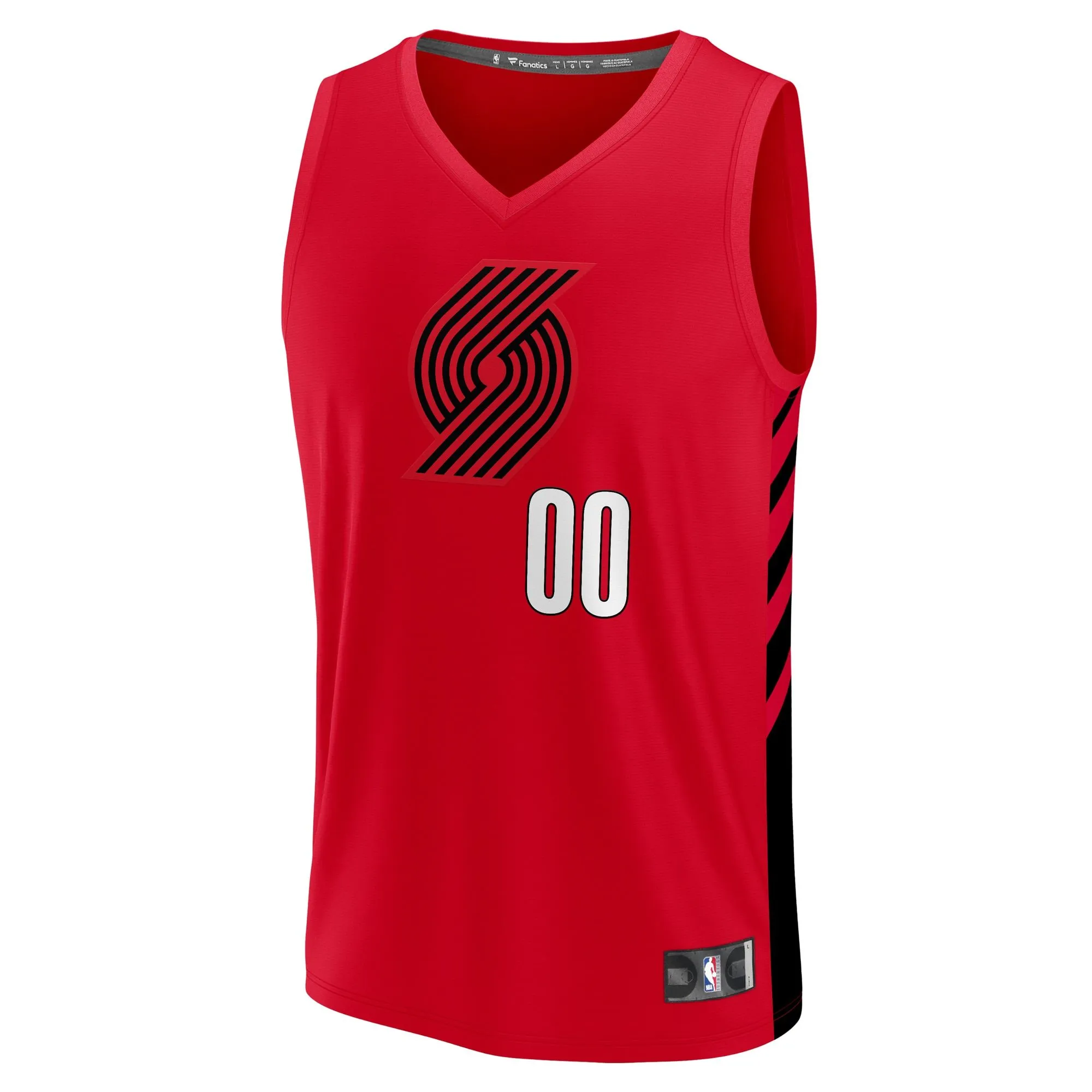 Portland Trail Blazers Fanatics Branded Youth Fast Break Replica Custom Jersey - Statement Edition - Red