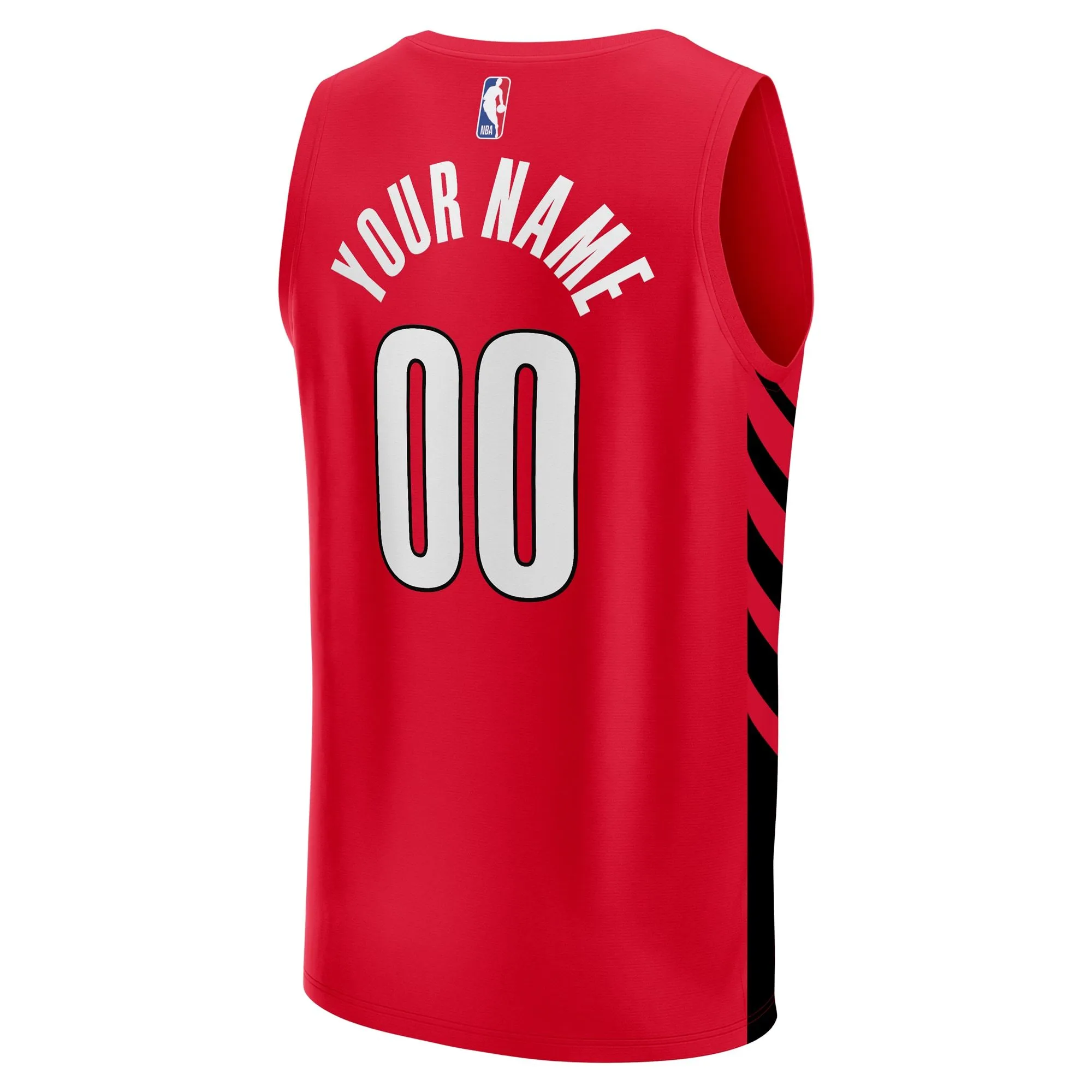 Portland Trail Blazers Fanatics Branded Youth Fast Break Replica Custom Jersey - Statement Edition - Red