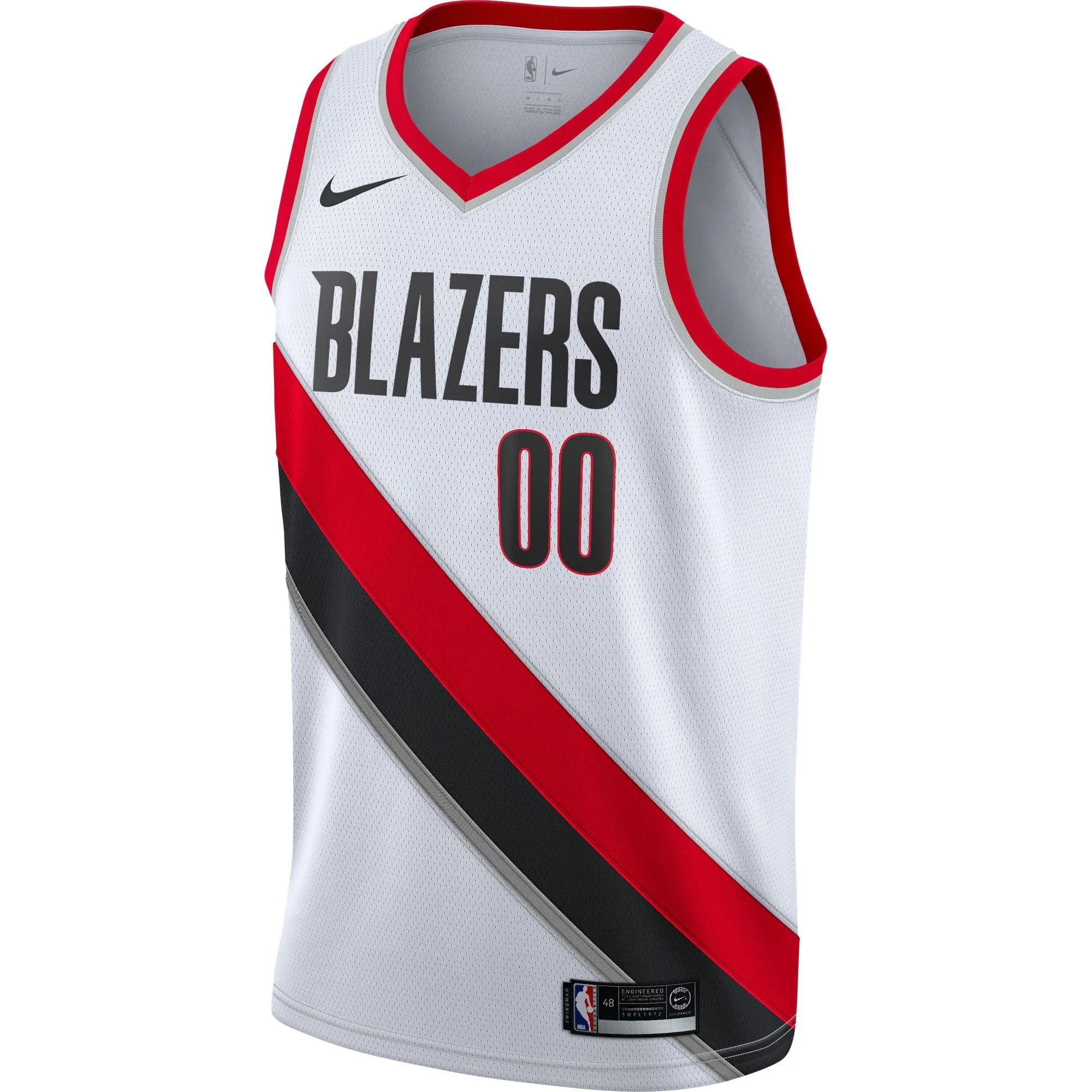 Portland Trail Blazers  2020/21 Swingman Custom Jersey - Association Edition - White