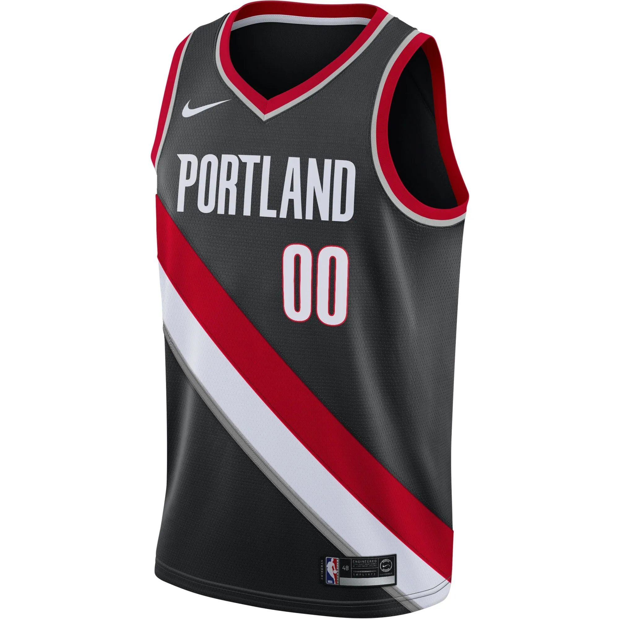 Portland Trail Blazers  2020/21 Swingman Custom Jersey - Icon Edition - Black