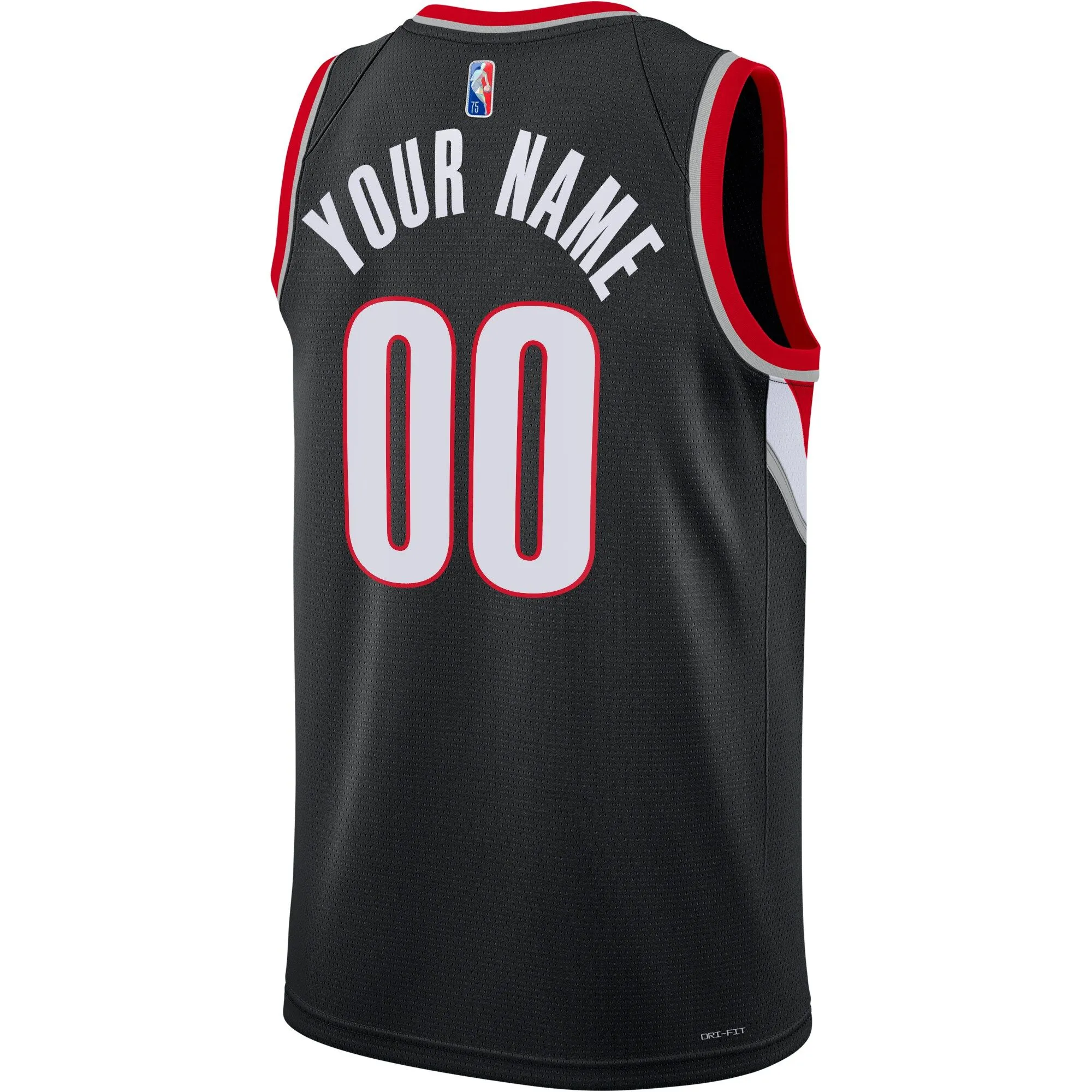 Portland Trail Blazers  2021/22 Diamond Swingman Custom Jersey - Icon Edition - Black