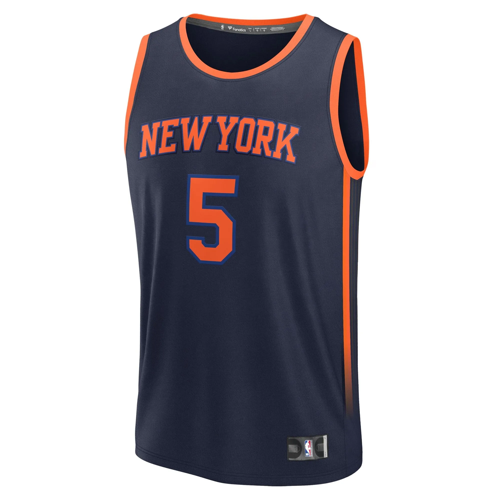 Precious Achiuwa New York Knicks Fanatics Branded Fast Break Player Jersey - Statement Edition - Navy