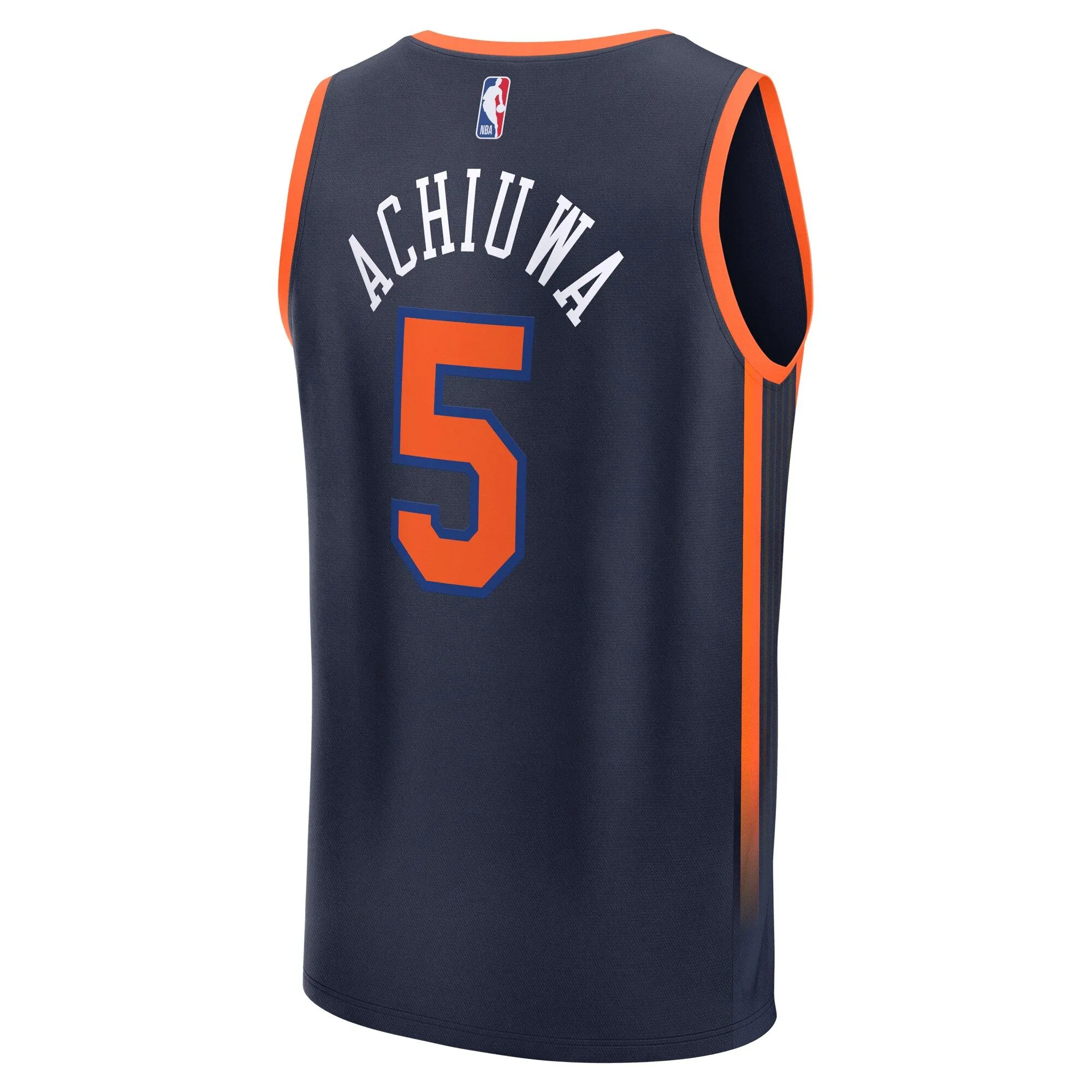 Precious Achiuwa New York Knicks Fanatics Branded Fast Break Player Jersey - Statement Edition - Navy