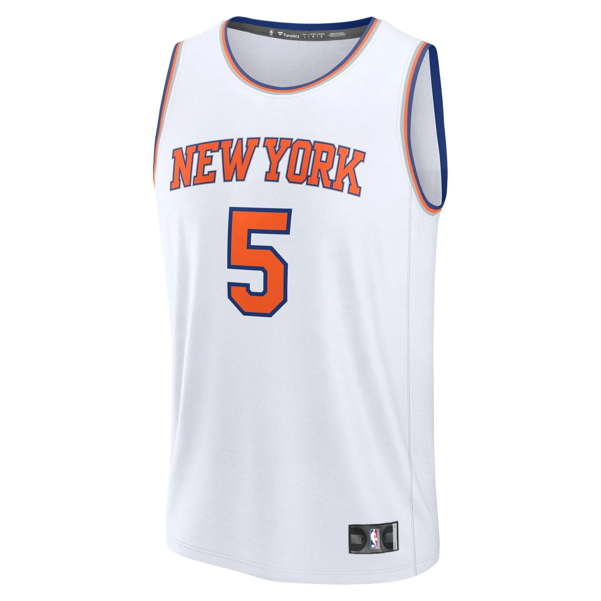 Precious Achiuwa New York Knicks Fanatics Branded Youth Fast Break Player Jersey - Association Edition - White