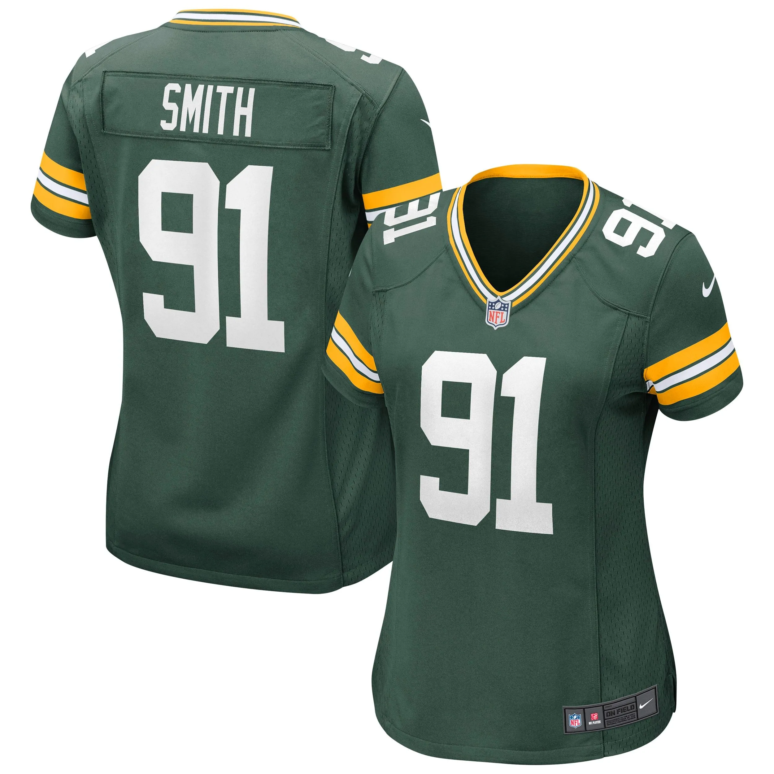 Preston Smith Green Bay Packers  Women's Game Jersey - Green