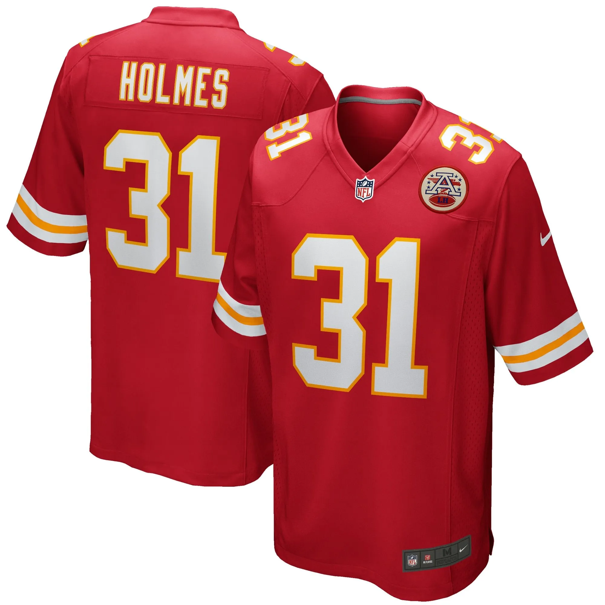 Priest Holmes Kansas City Chiefs  Game Retired Player Jersey - Red