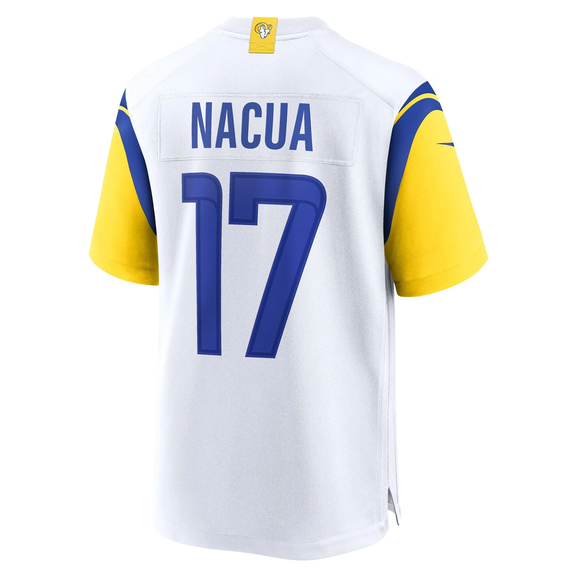 Puka Nacua Los Angeles Rams  Game Jersey - White