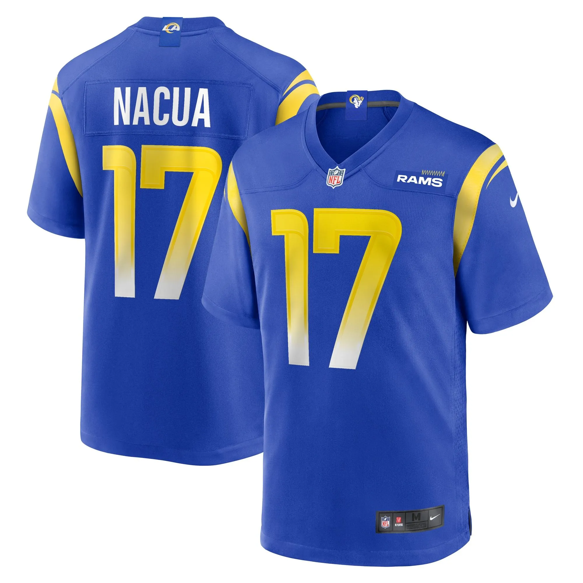 Puka Nacua Los Angeles Rams  Home Game Jersey - Royal