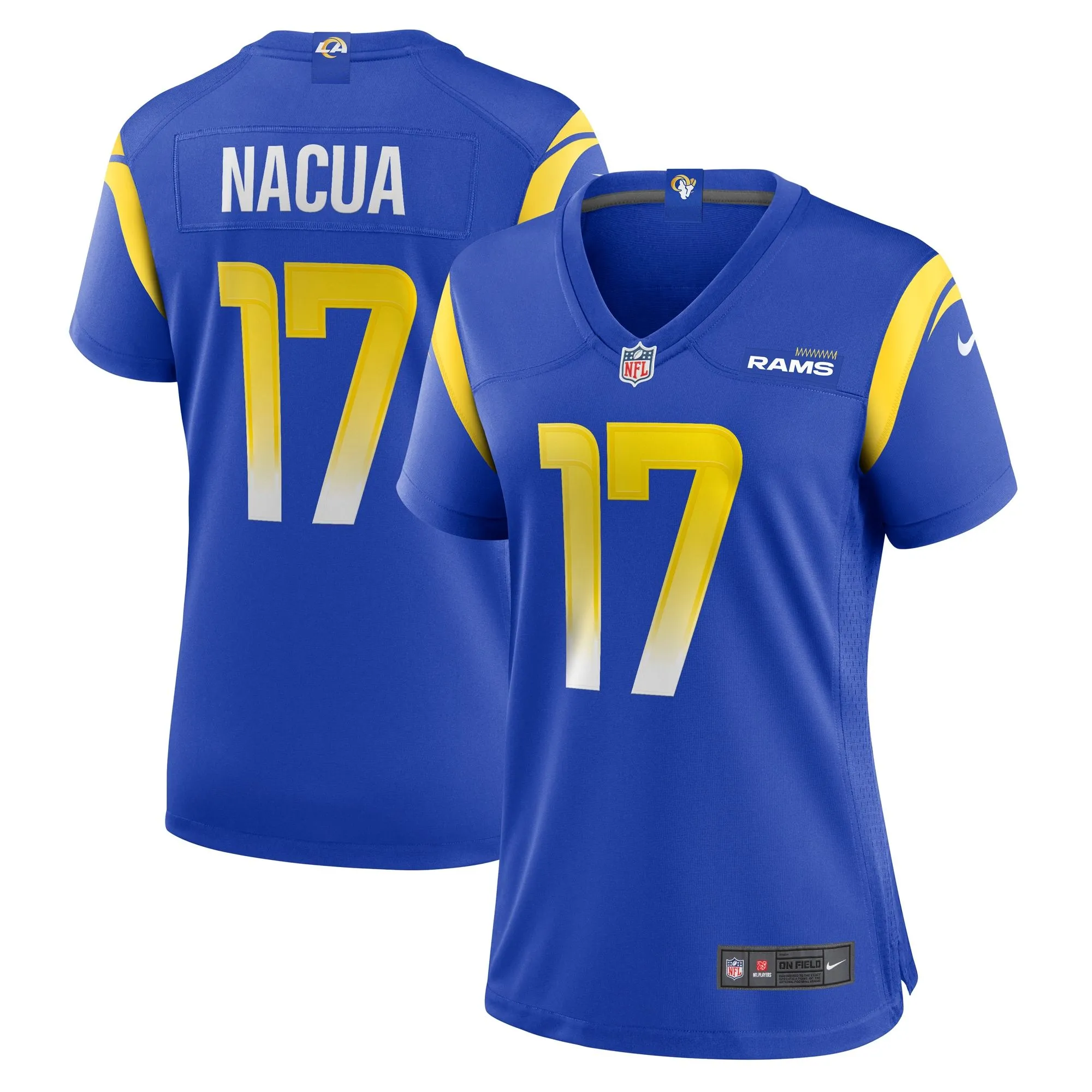 Puka Nacua Los Angeles Rams  Women's Home Game Jersey - Royal