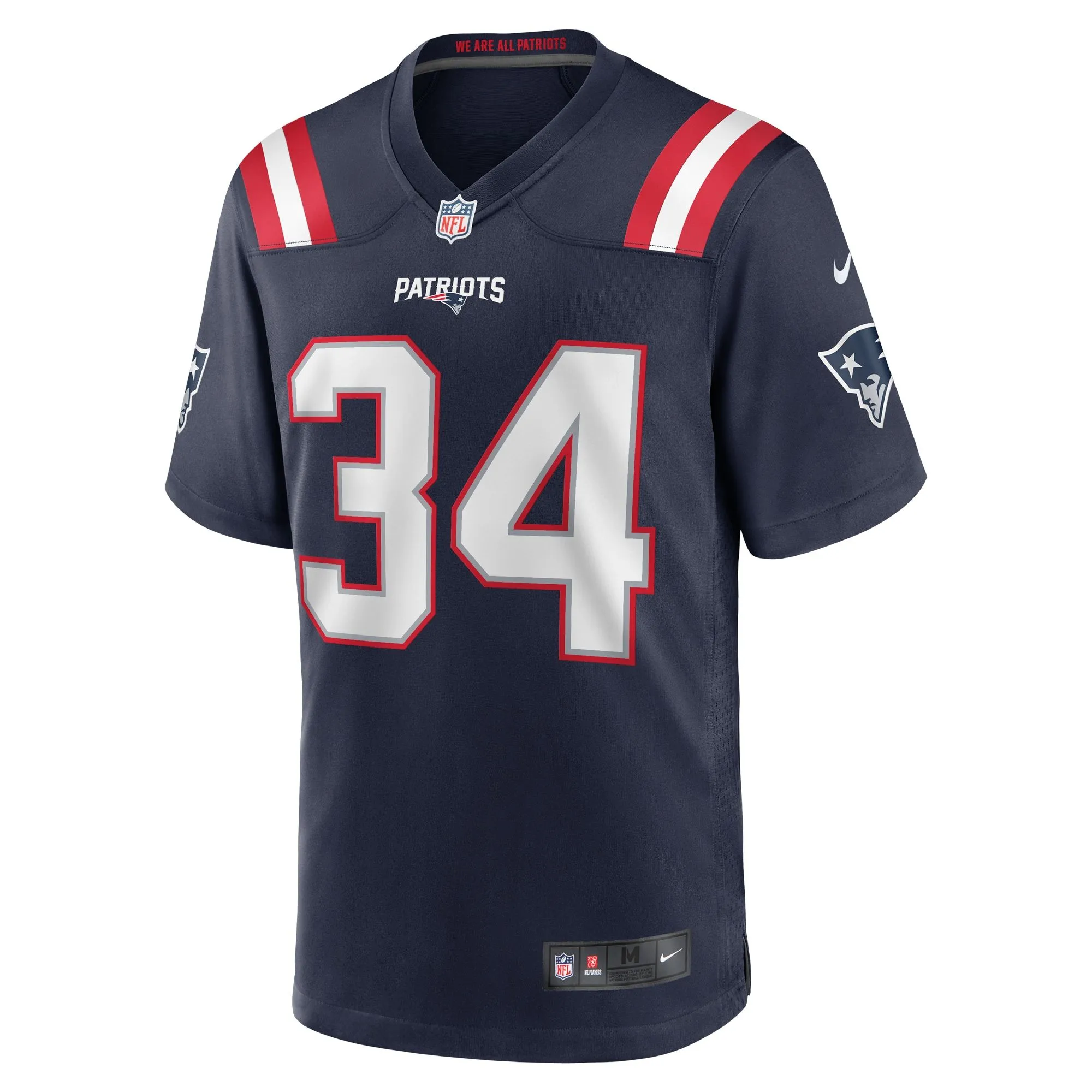 Quandre Mosely New England Patriots  Home Game Player Jersey - Navy