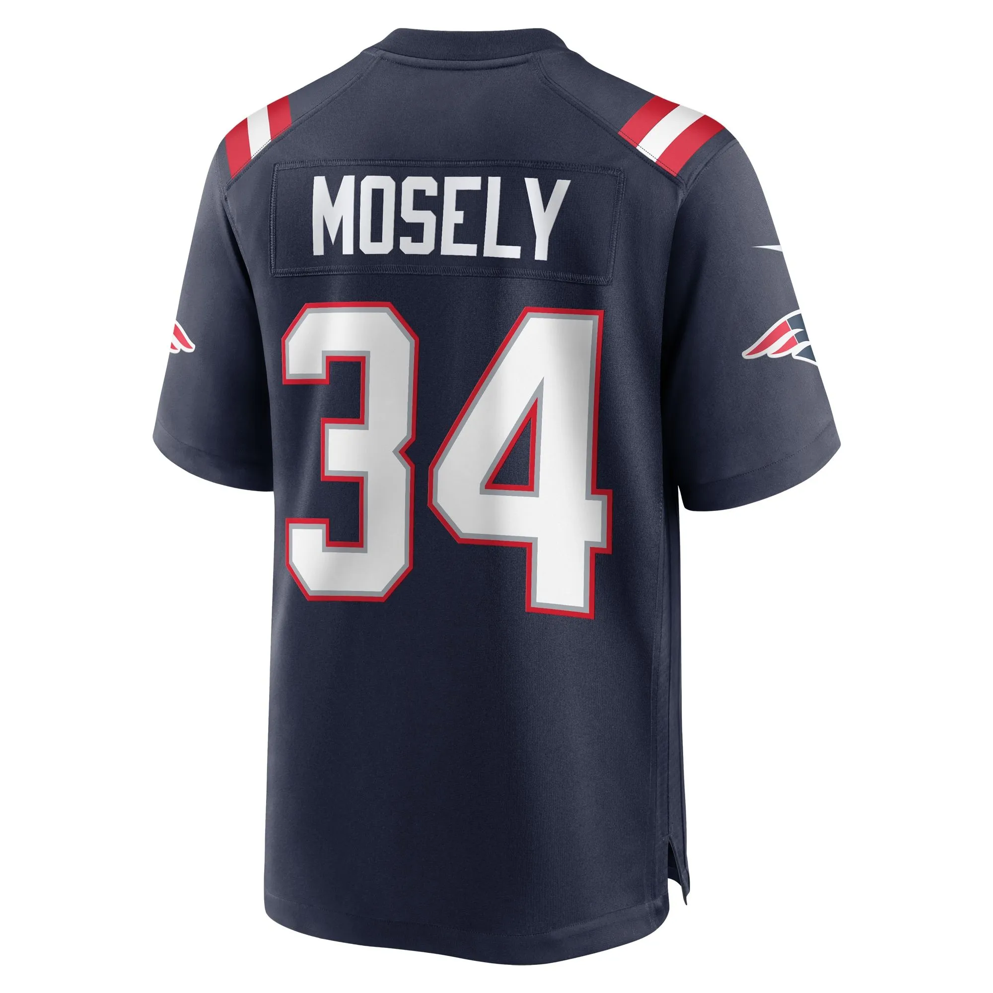 Quandre Mosely New England Patriots  Home Game Player Jersey - Navy