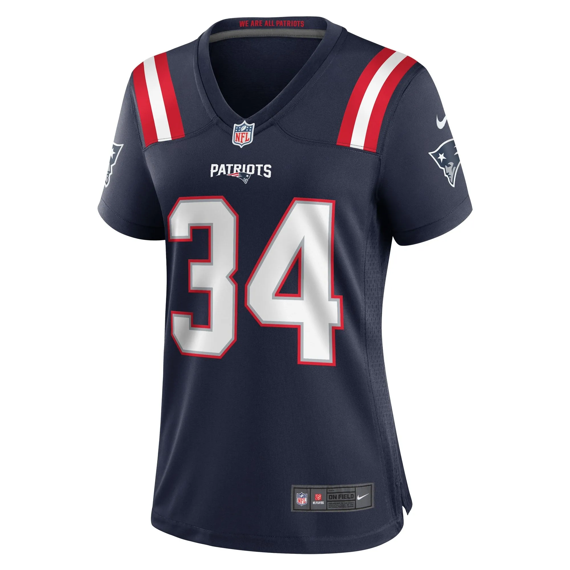 Quandre Mosely New England Patriots  Women's Home Game Player Jersey - Navy