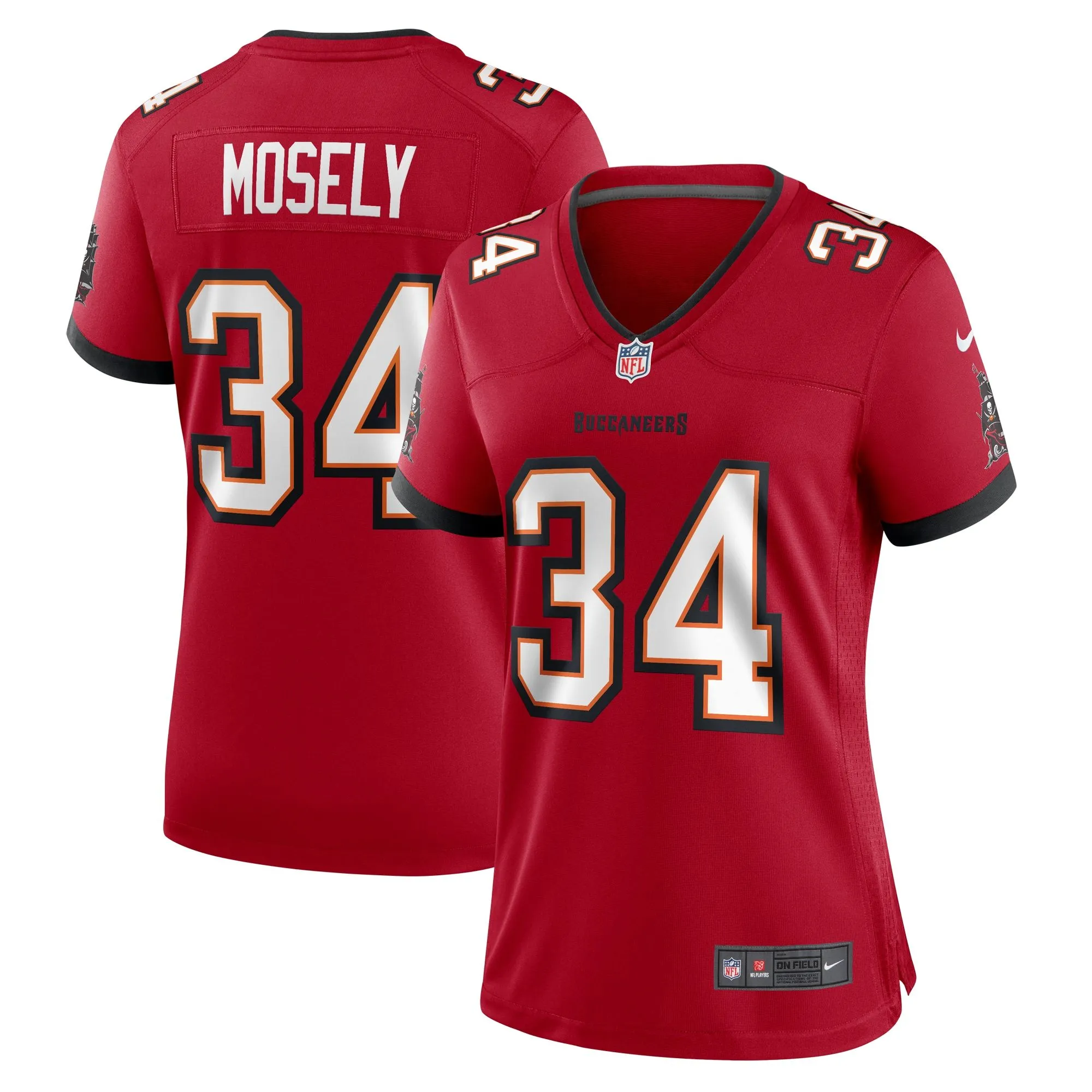 Quandre Mosely Tampa Bay Buccaneers  Women's  Game Jersey -  Red