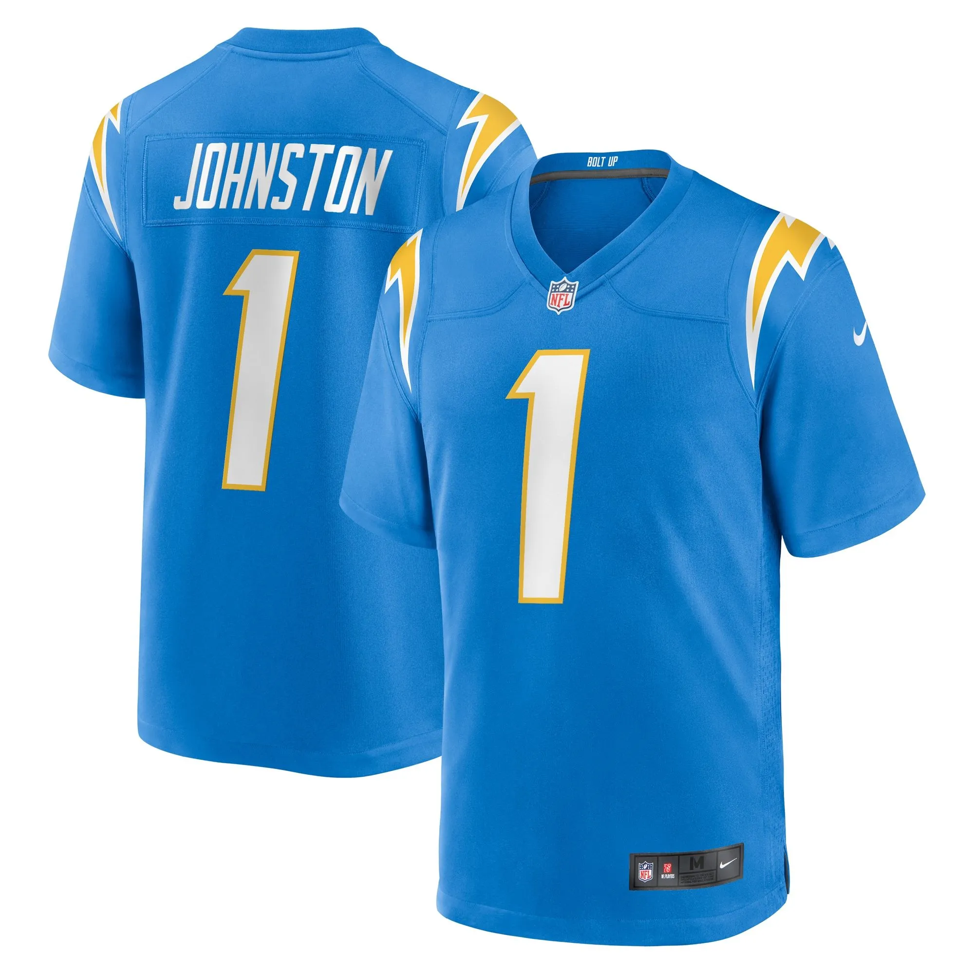 Quentin Johnston Los Angeles Chargers  2023 NFL Draft First Round Pick Game Player Jersey - Powder Blue