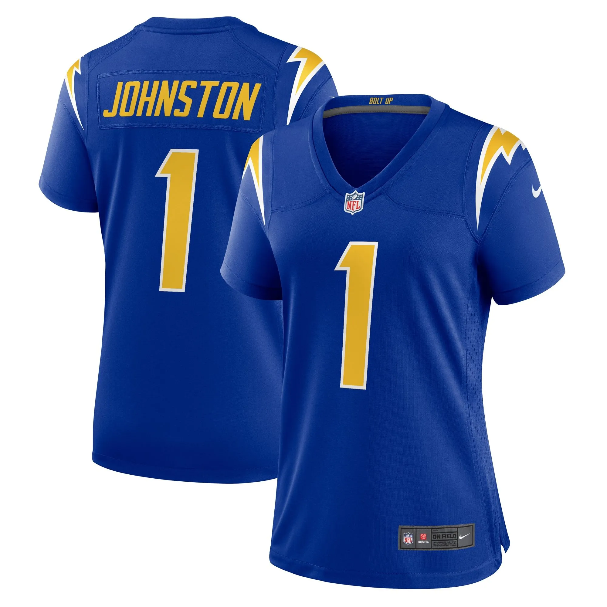 Quentin Johnston Los Angeles Chargers  Women's Alternate Game Jersey - Royal