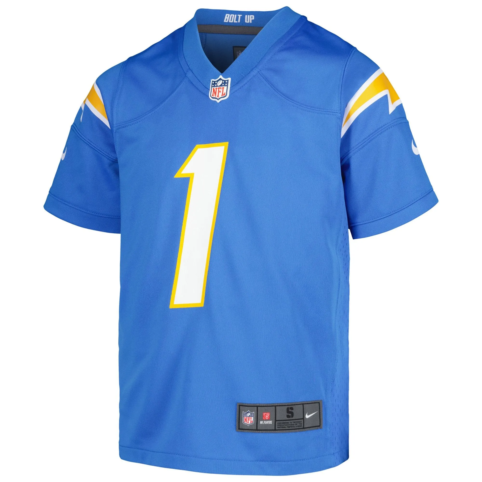 Quentin Johnston Los Angeles Chargers  Youth Game Jersey - Powder Blue