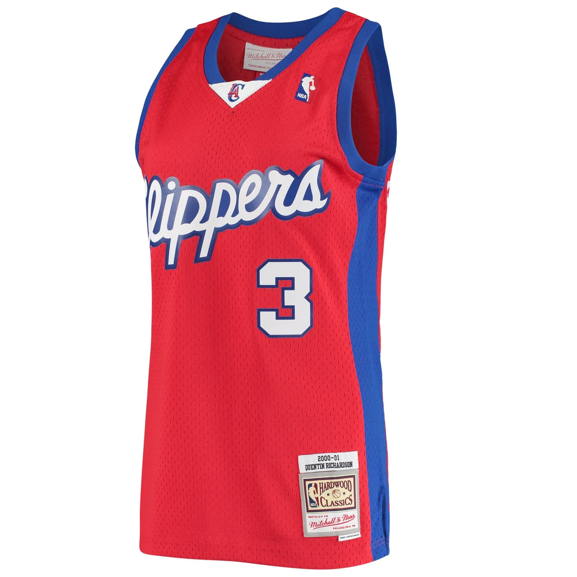 Quentin Richardson LA Clippers Mitchell & Ness 2000/01 Hardwood Classics Swingman Jersey - Red