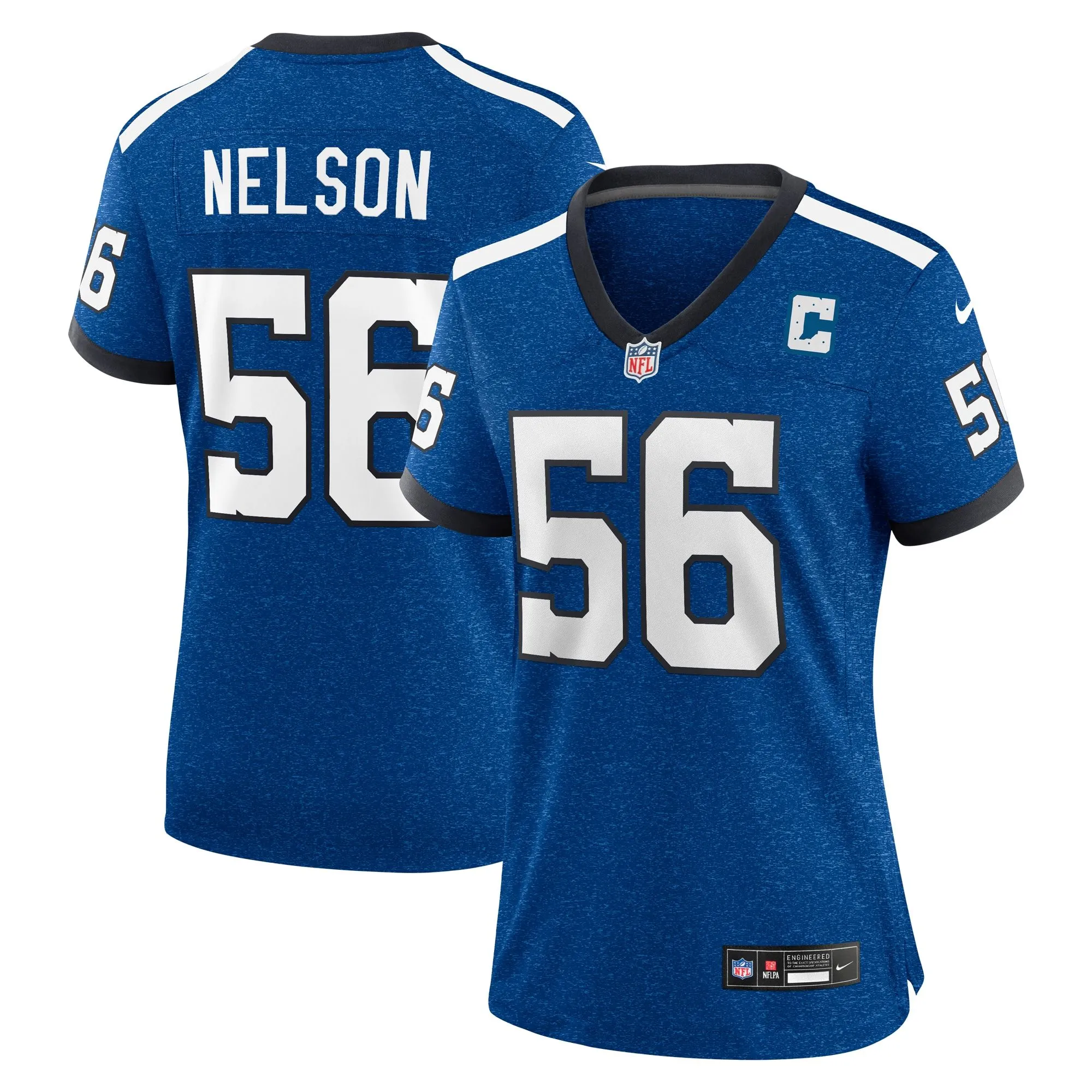 Quenton Nelson Indianapolis Colts  Women's Indiana Nights Alternate Game Jersey - Royal