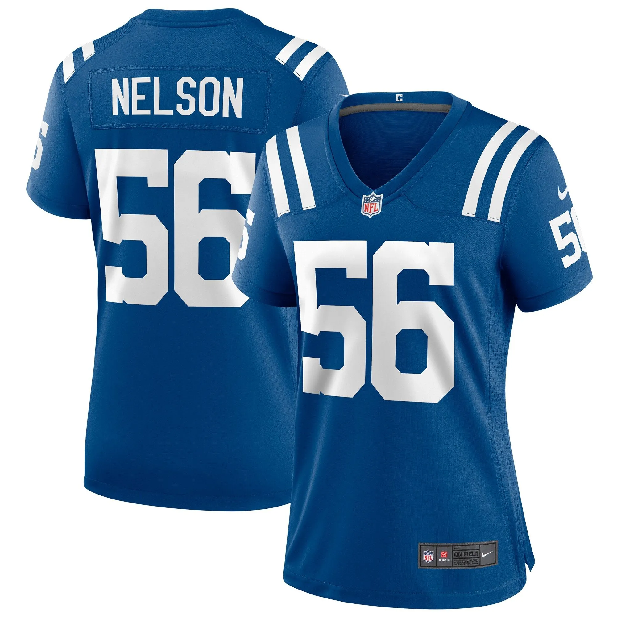 Quenton Nelson Indianapolis Colts  Women's Player Game Jersey - Royal