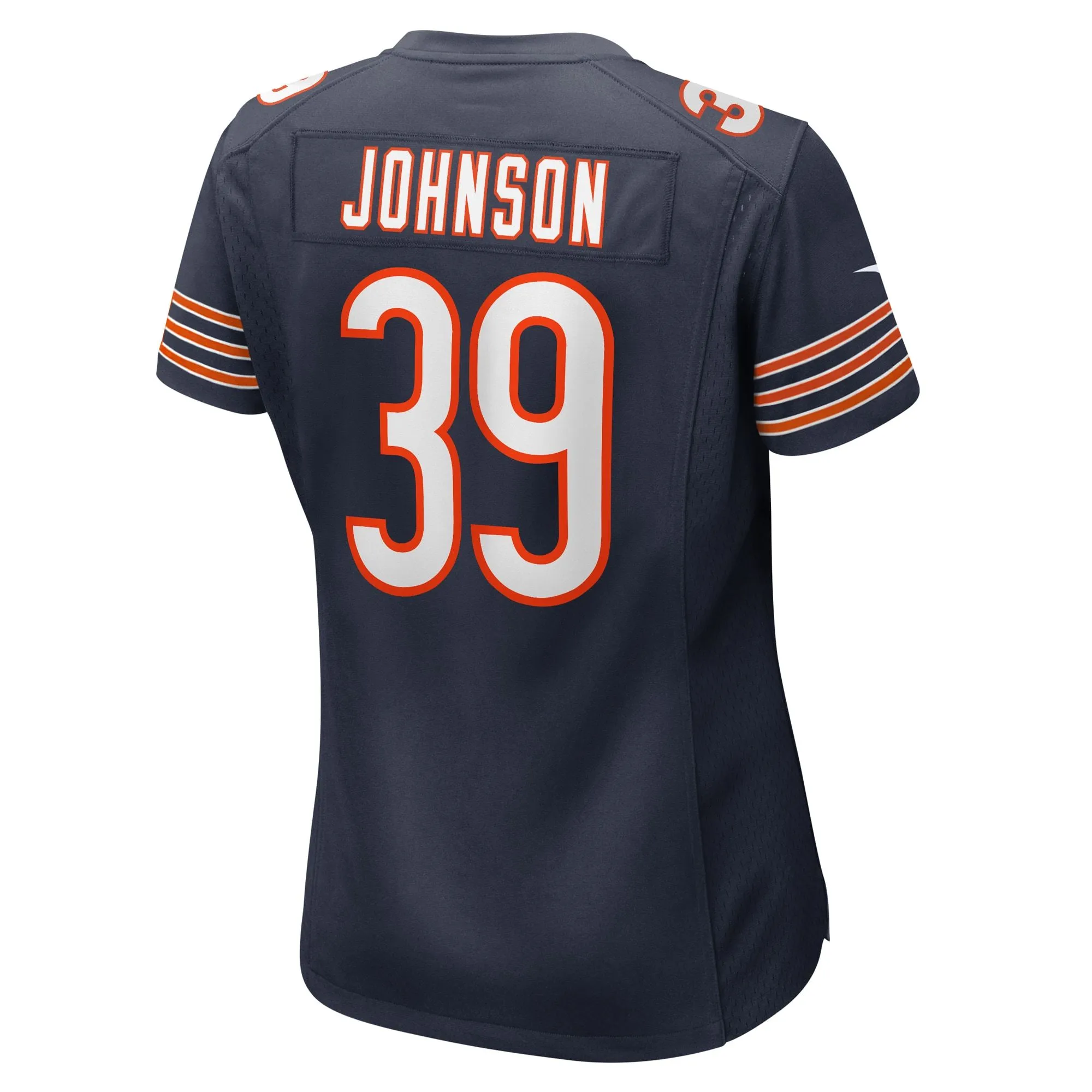 Quindell Johnson Chicago Bears  Women's Team Game Jersey -  Navy