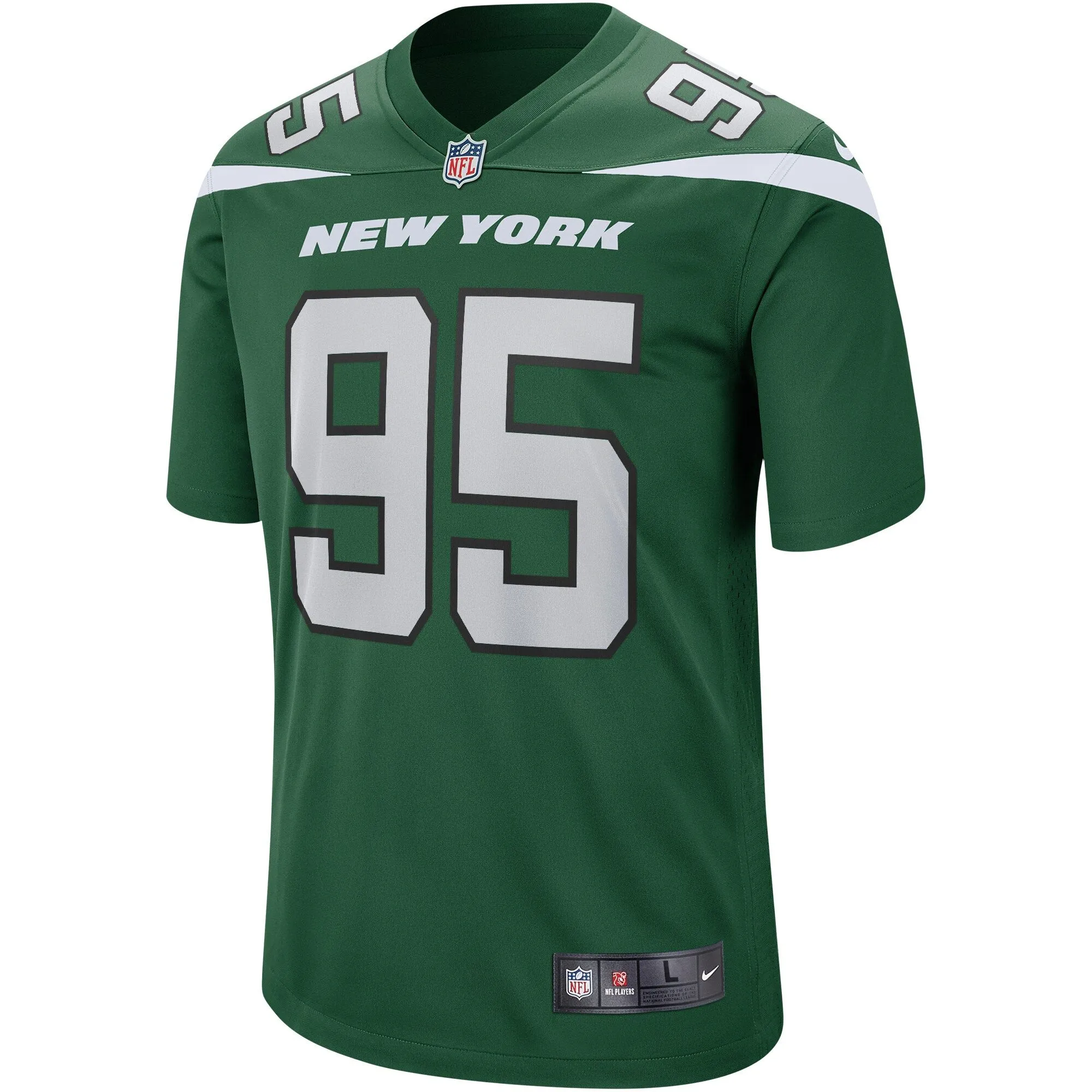 Quinnen Williams New York Jets  Game Jersey - Gotham Green