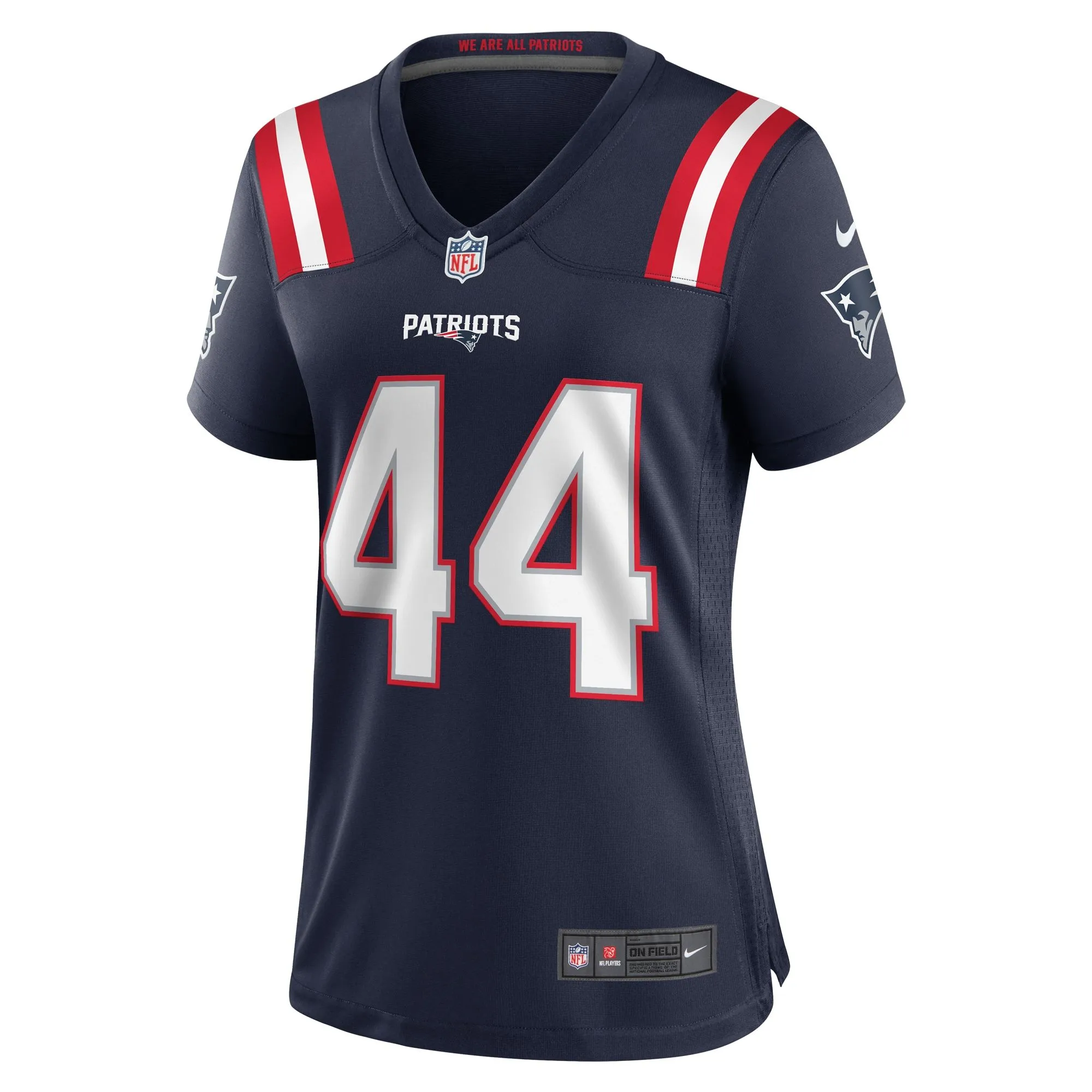 Raleigh Webb New England Patriots  Women's Home Game Player Jersey - Navy