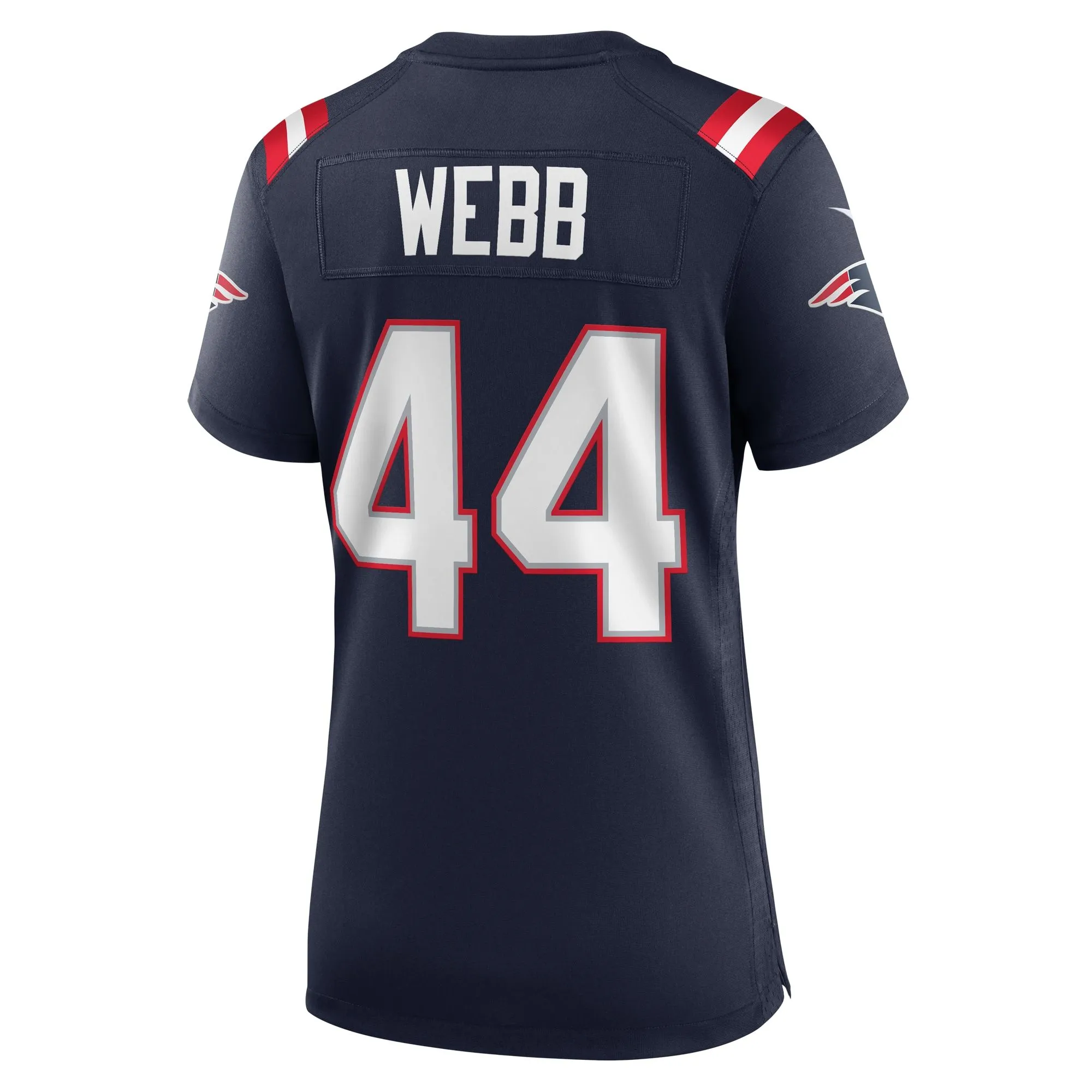 Raleigh Webb New England Patriots  Women's Home Game Player Jersey - Navy