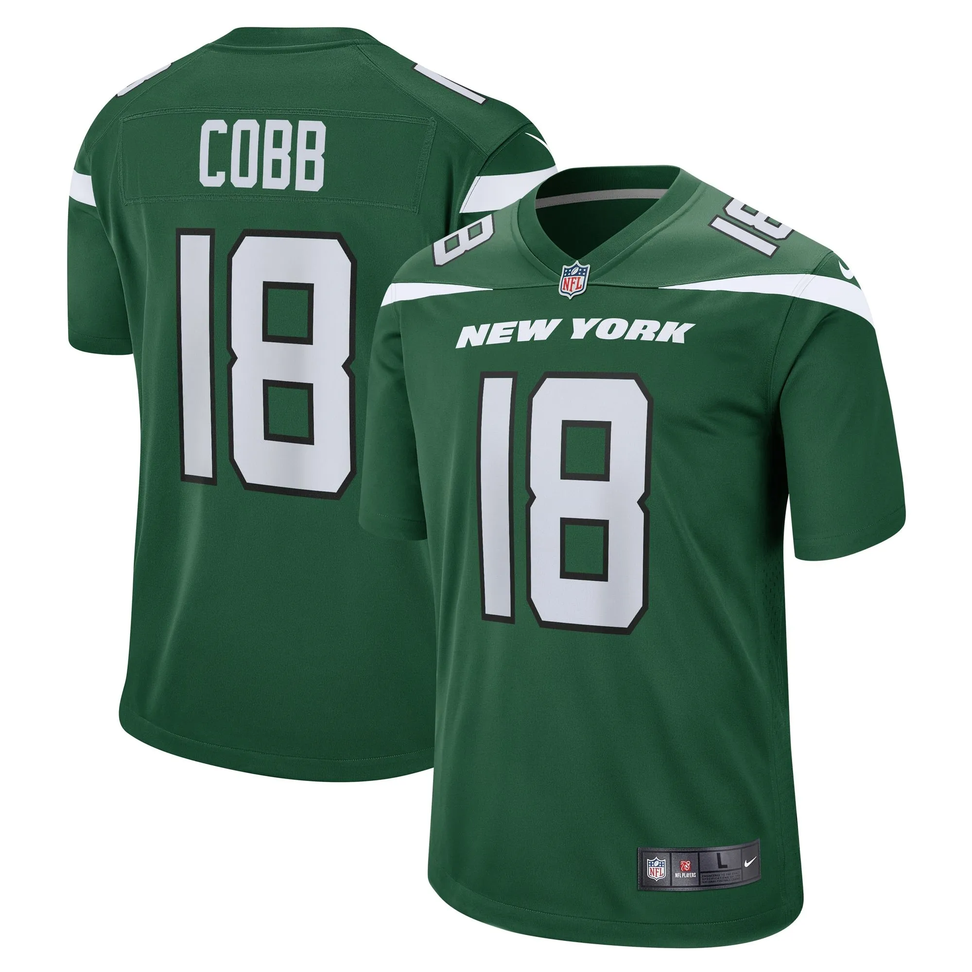 Randall Cobb New York Jets   Game Jersey - Gotham Green