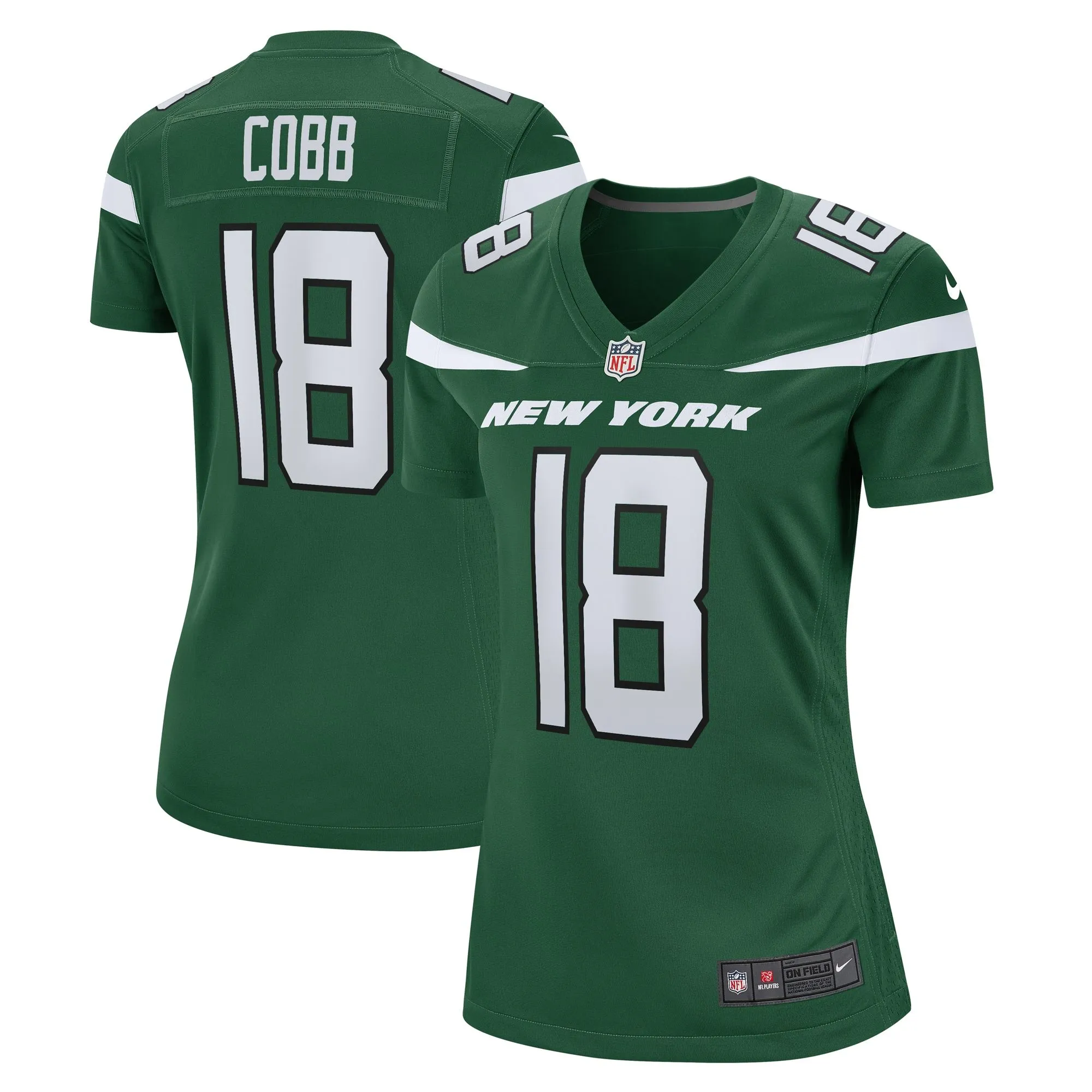 Randall Cobb New York Jets  Women's  Game Jersey - Gotham Green