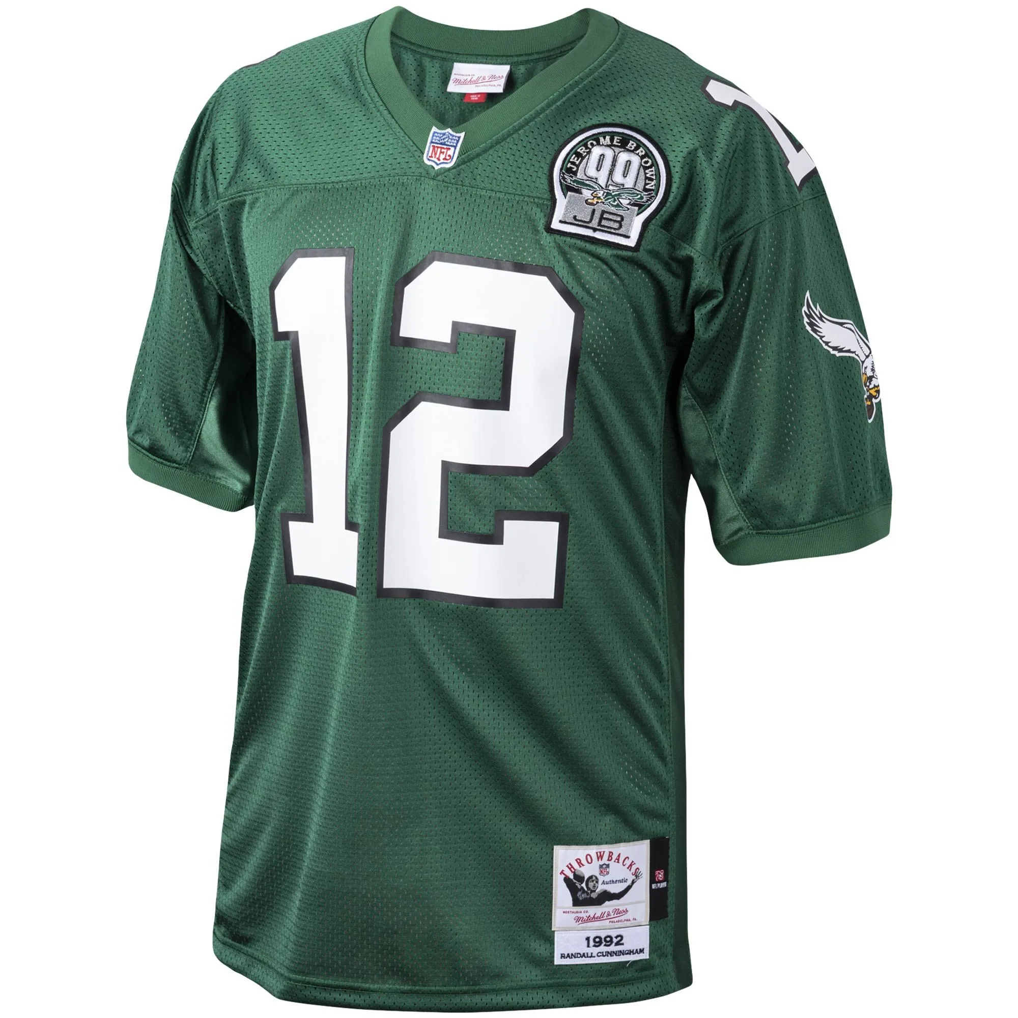 Randall Cunningham Philadelphia Eagles 1992 Mitchell & Ness  Throwback Retired Player Jersey - Green