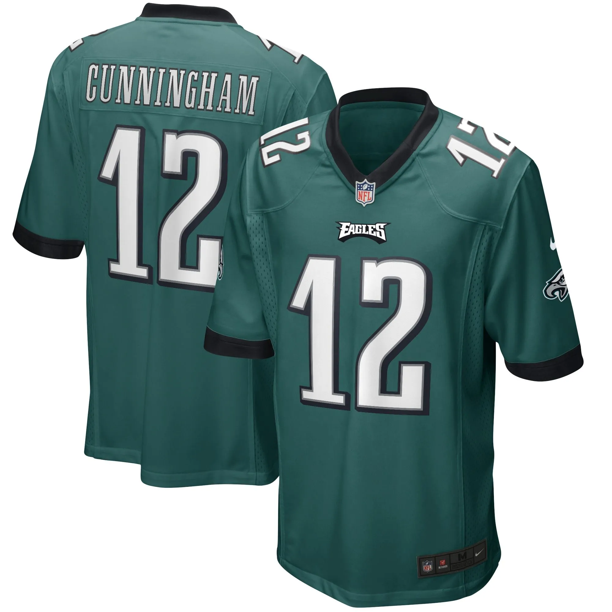 Randall Cunningham Philadelphia Eagles  Game Retired Player Jersey - Midnight Green