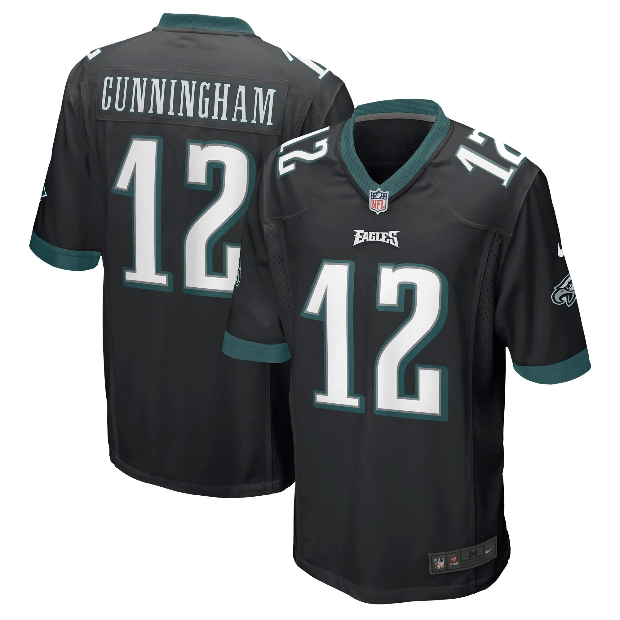 Randall Cunningham Philadelphia Eagles  Retired Player Alternate Game Jersey - Black