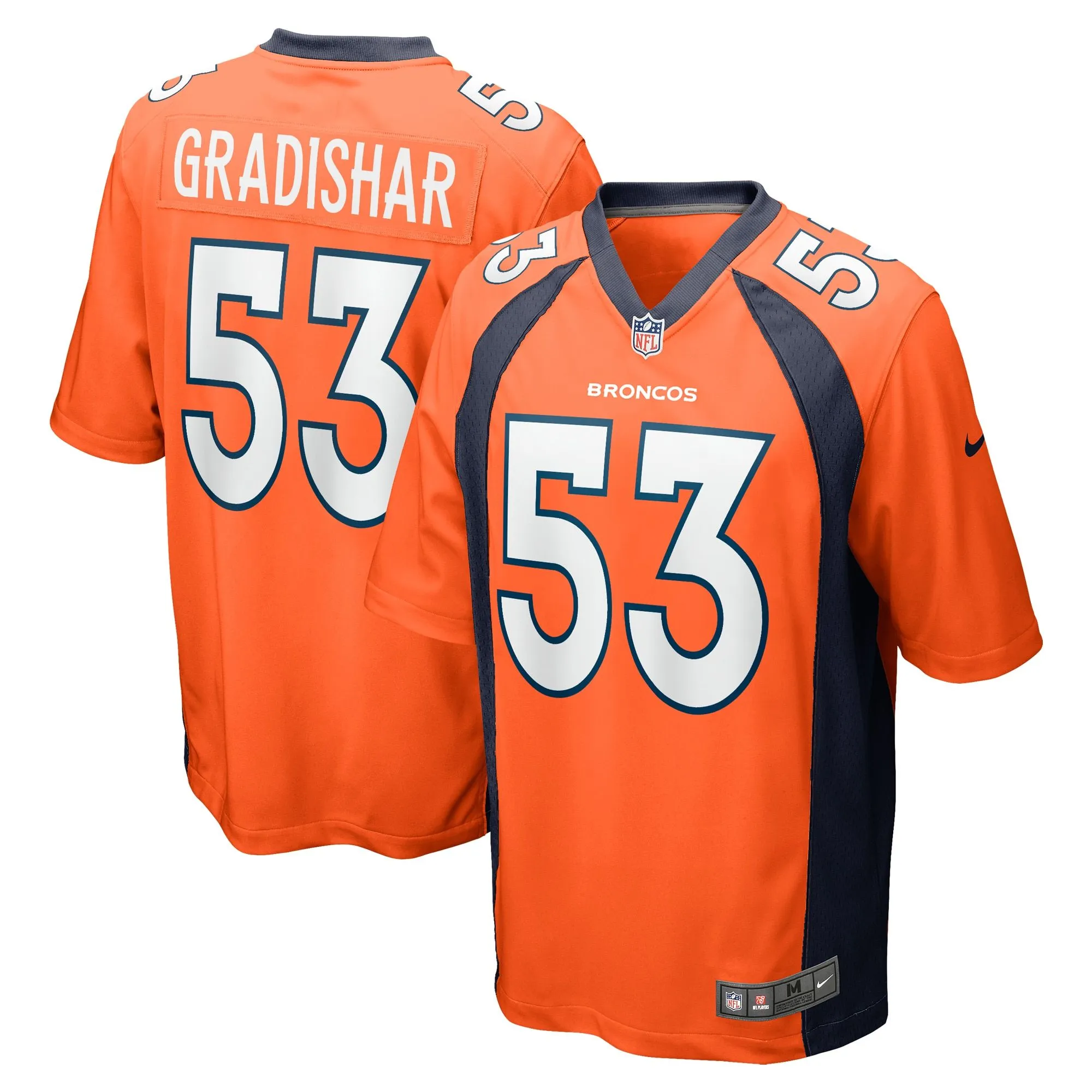 Randy Gradishar Denver Broncos   Retired Player Game Jersey -  Orange