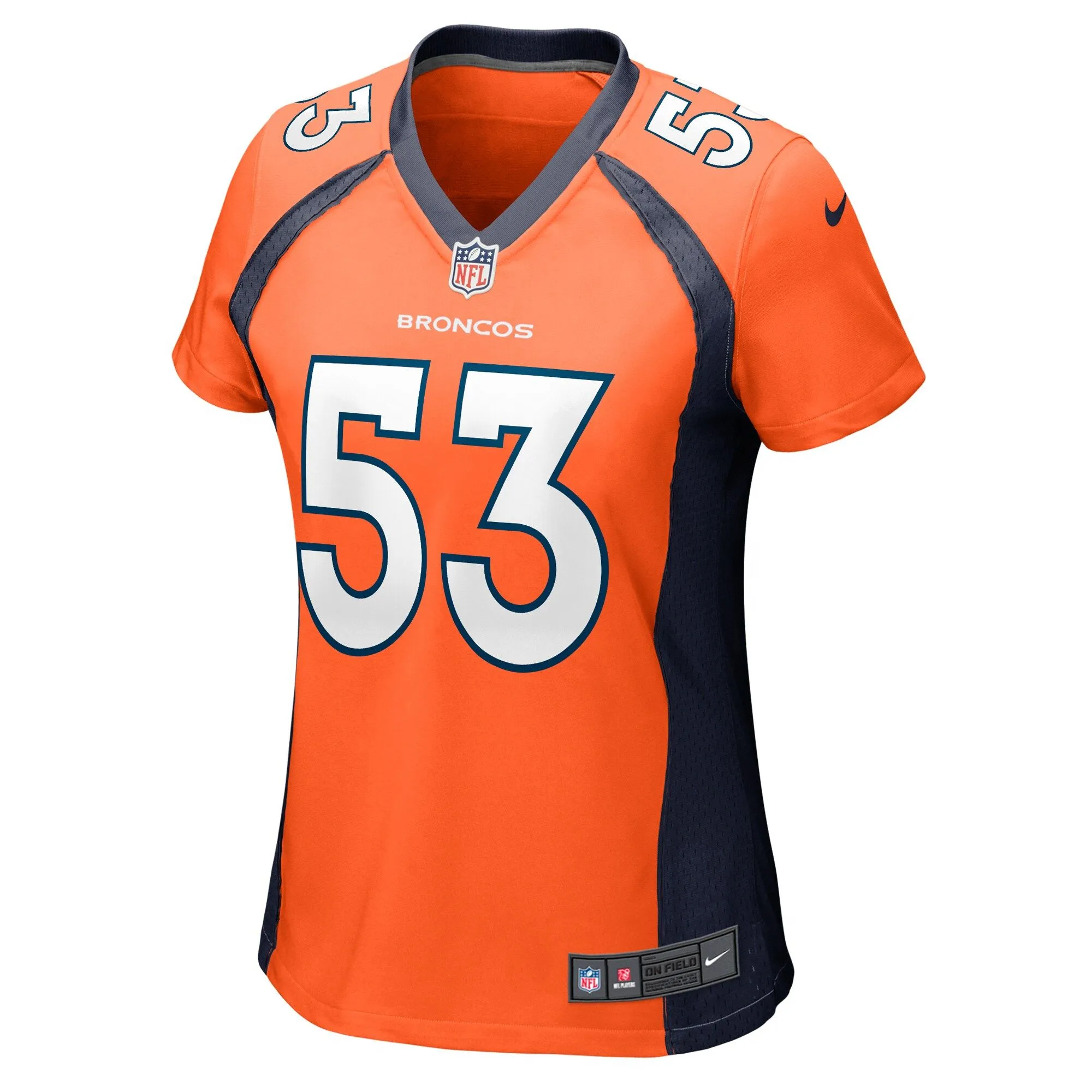 Randy Gradishar Denver Broncos  Women's  Retired Player Game Jersey -  Orange