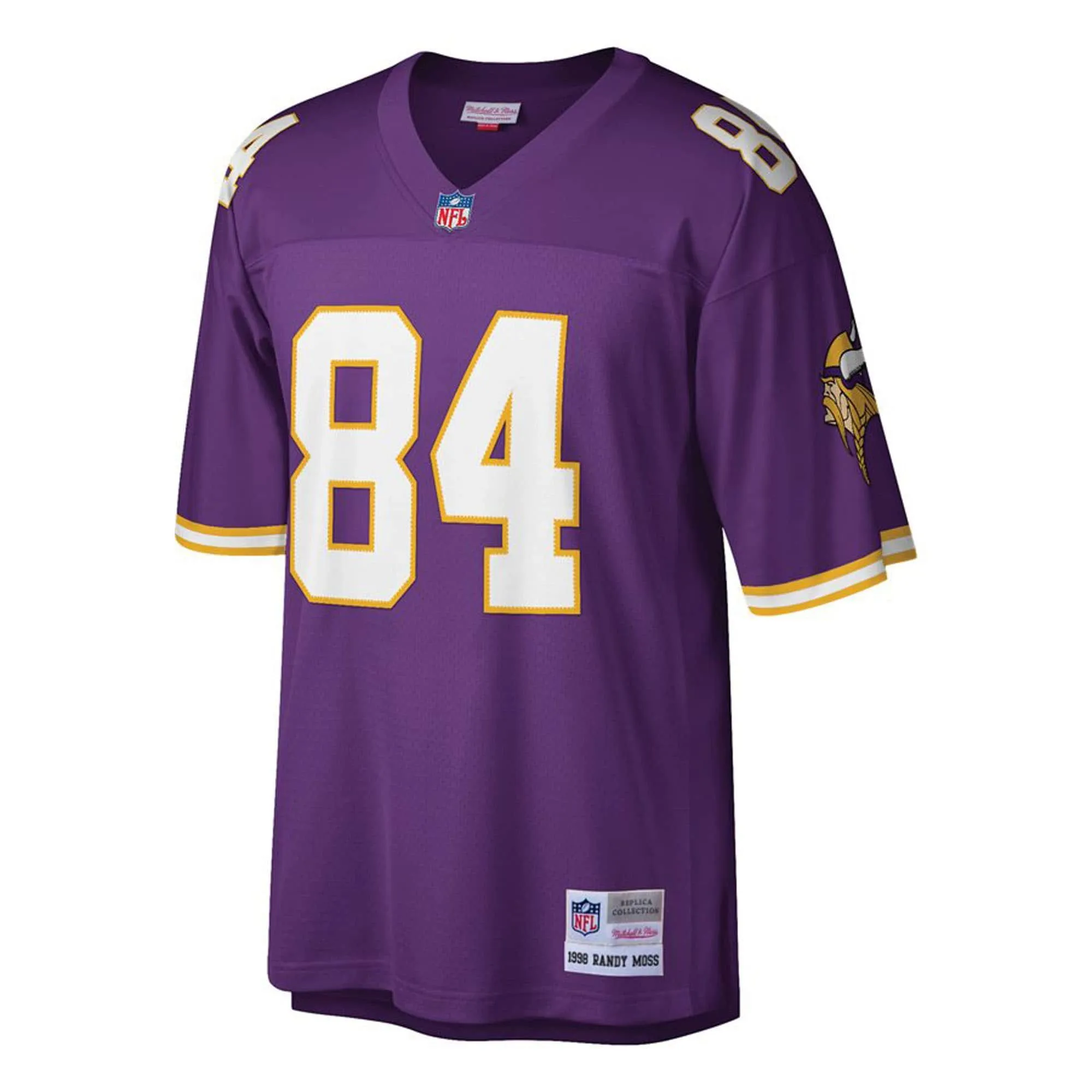 Randy Moss Minnesota Vikings Mitchell & Ness Big & Tall 1998 Retired Player Replica Jersey - Purple