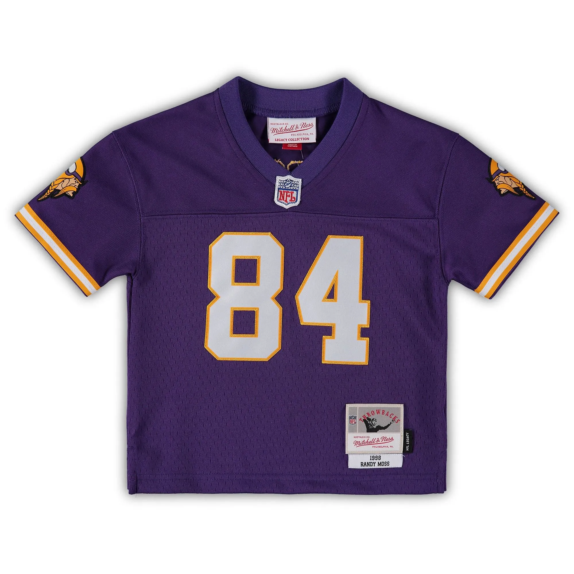 Randy Moss Minnesota Vikings Mitchell & Ness Toddler 1998 Retired Legacy Jersey - Purple