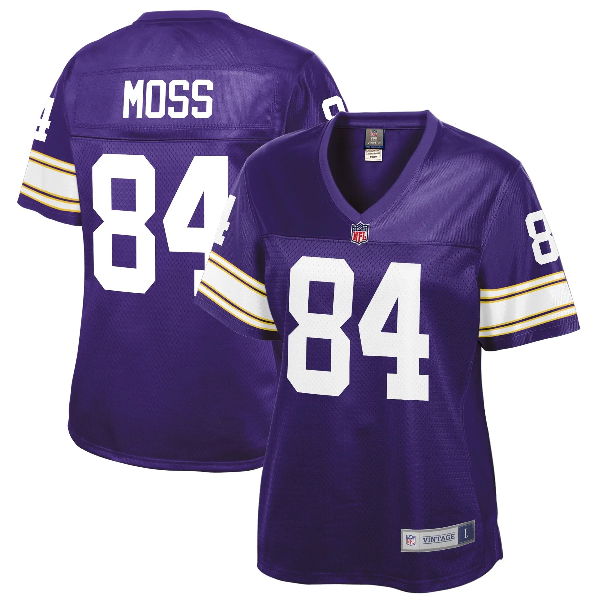 Randy Moss Minnesota Vikings NFL Pro Line Women's Retired Player Replica Jersey - Purple