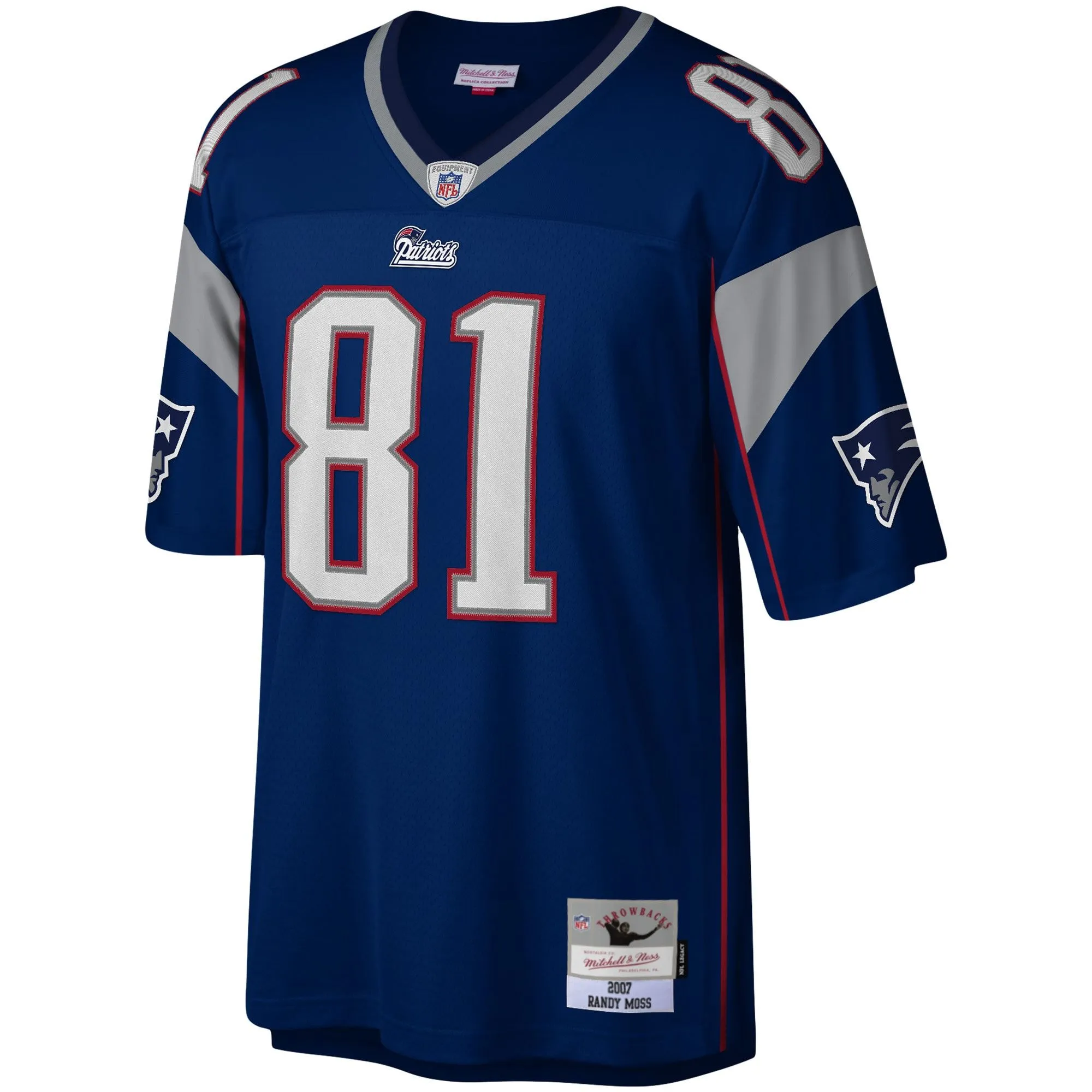 Randy Moss New England Patriots Mitchell & Ness Legacy Replica Jersey - Navy