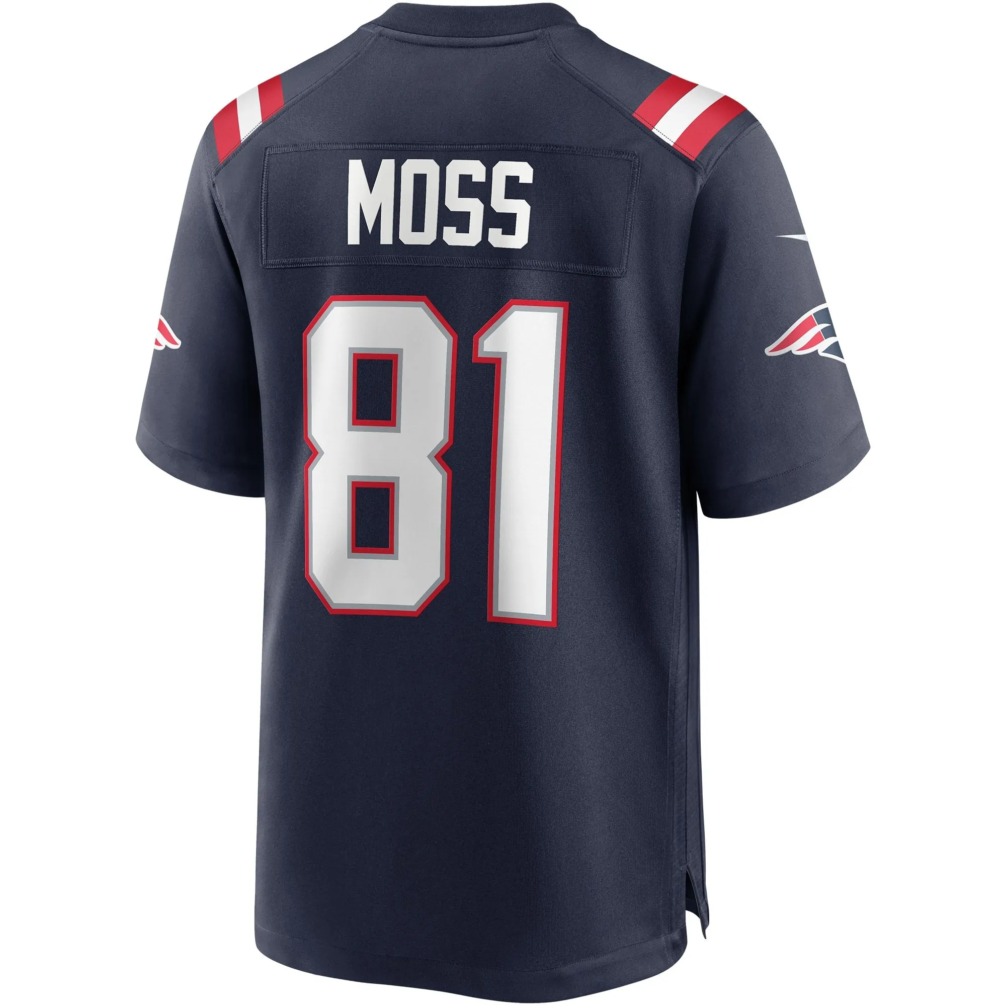 Randy Moss New England Patriots  Game Retired Player Jersey - Navy