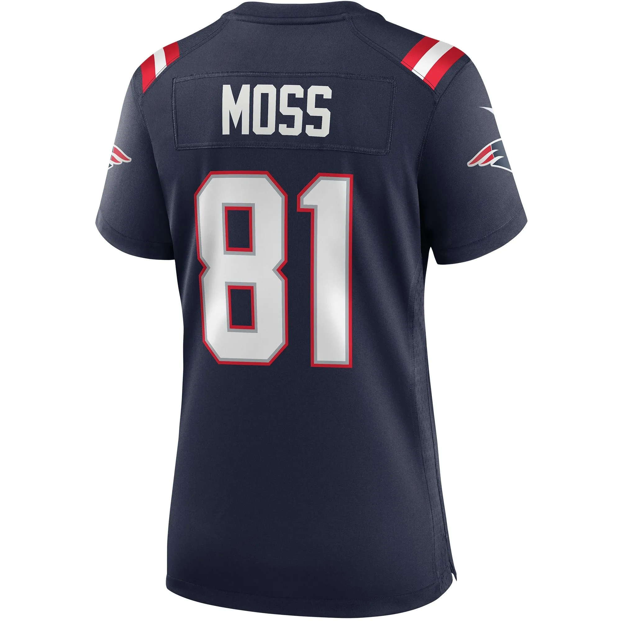 Randy Moss New England Patriots  Women's Game Retired Player Jersey - Navy