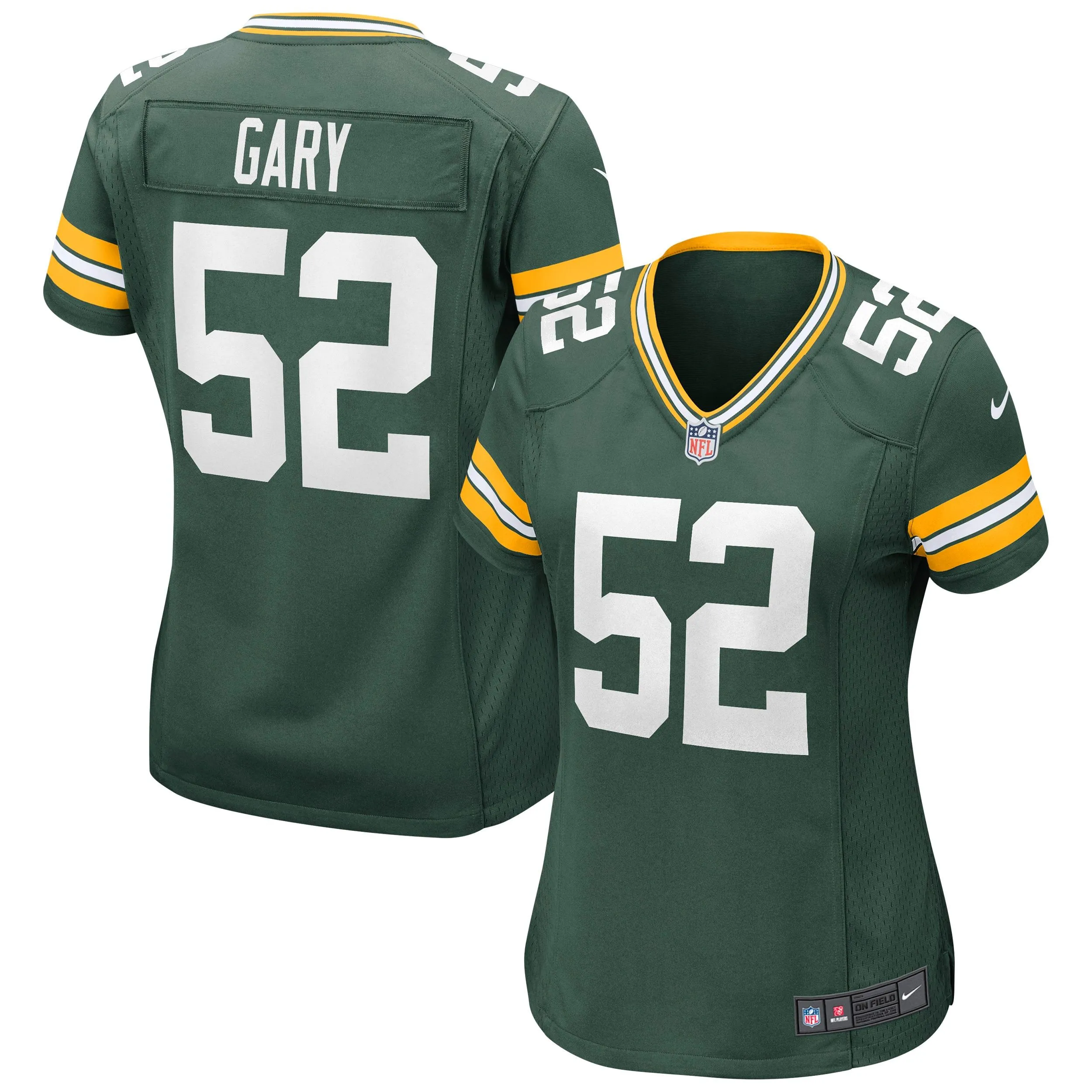 Rashan Gary Green Bay Packers  Women's Game Jersey - Green