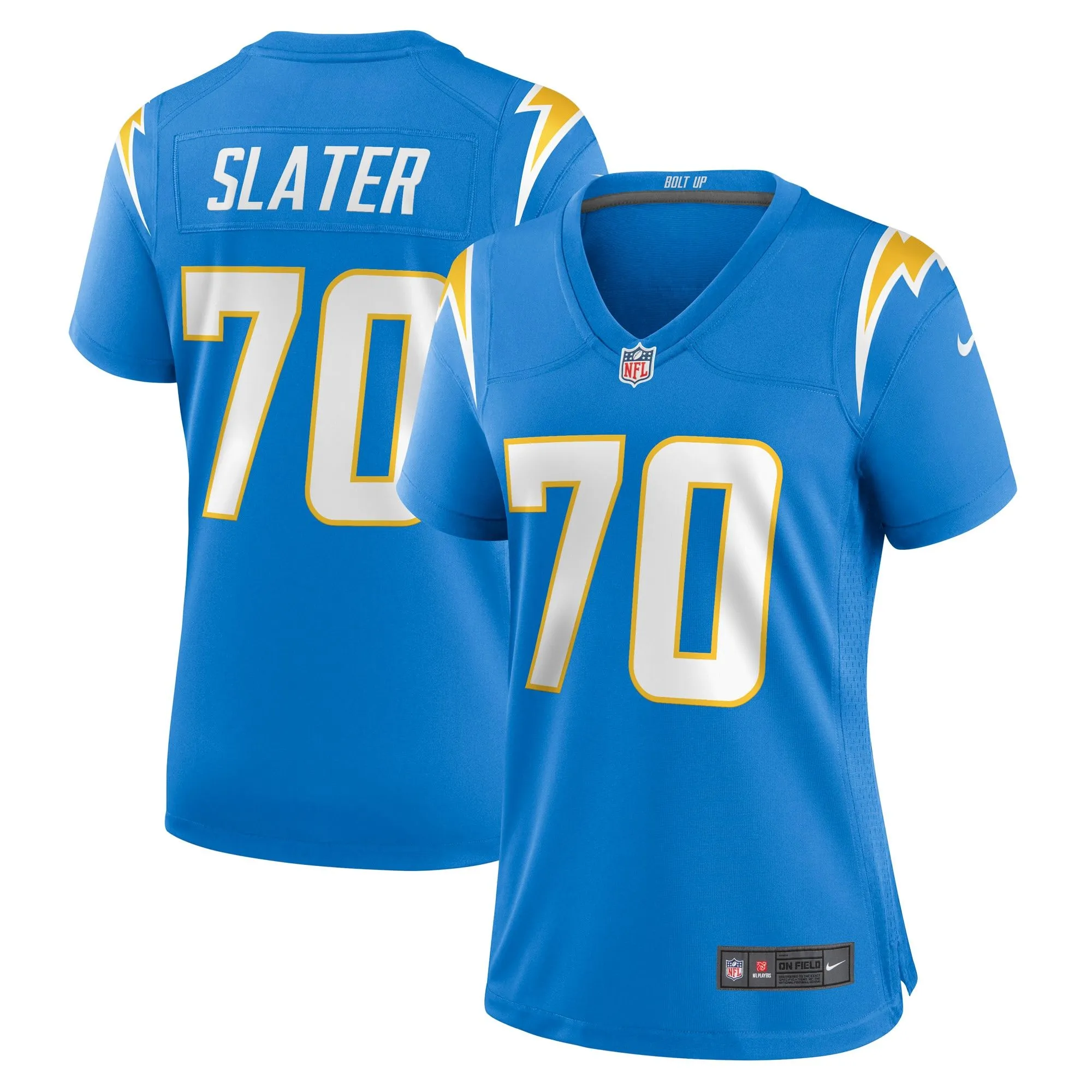 Rashawn Slater Los Angeles Chargers  Women's Game Jersey - Powder Blue