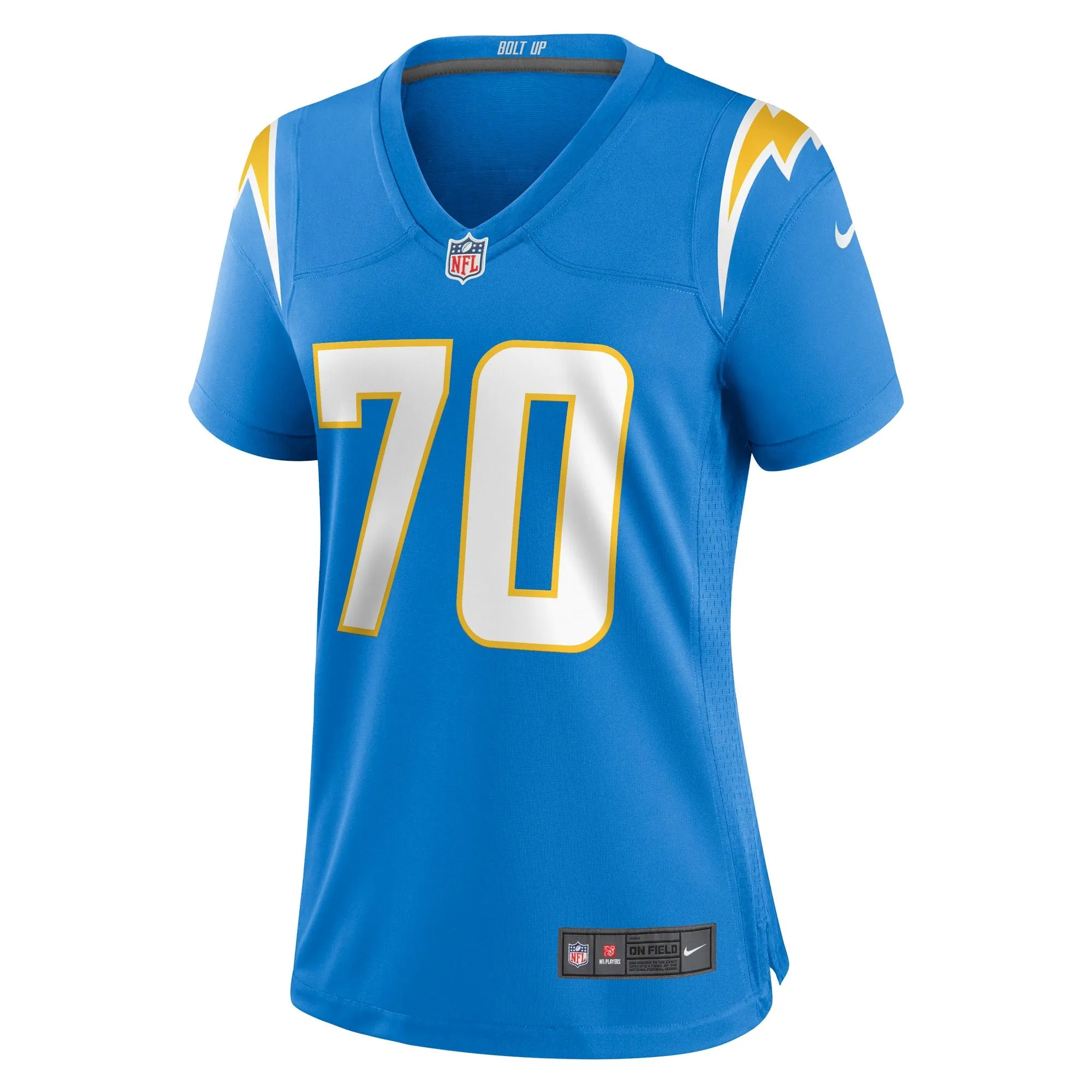 Rashawn Slater Los Angeles Chargers  Women's Game Jersey - Powder Blue