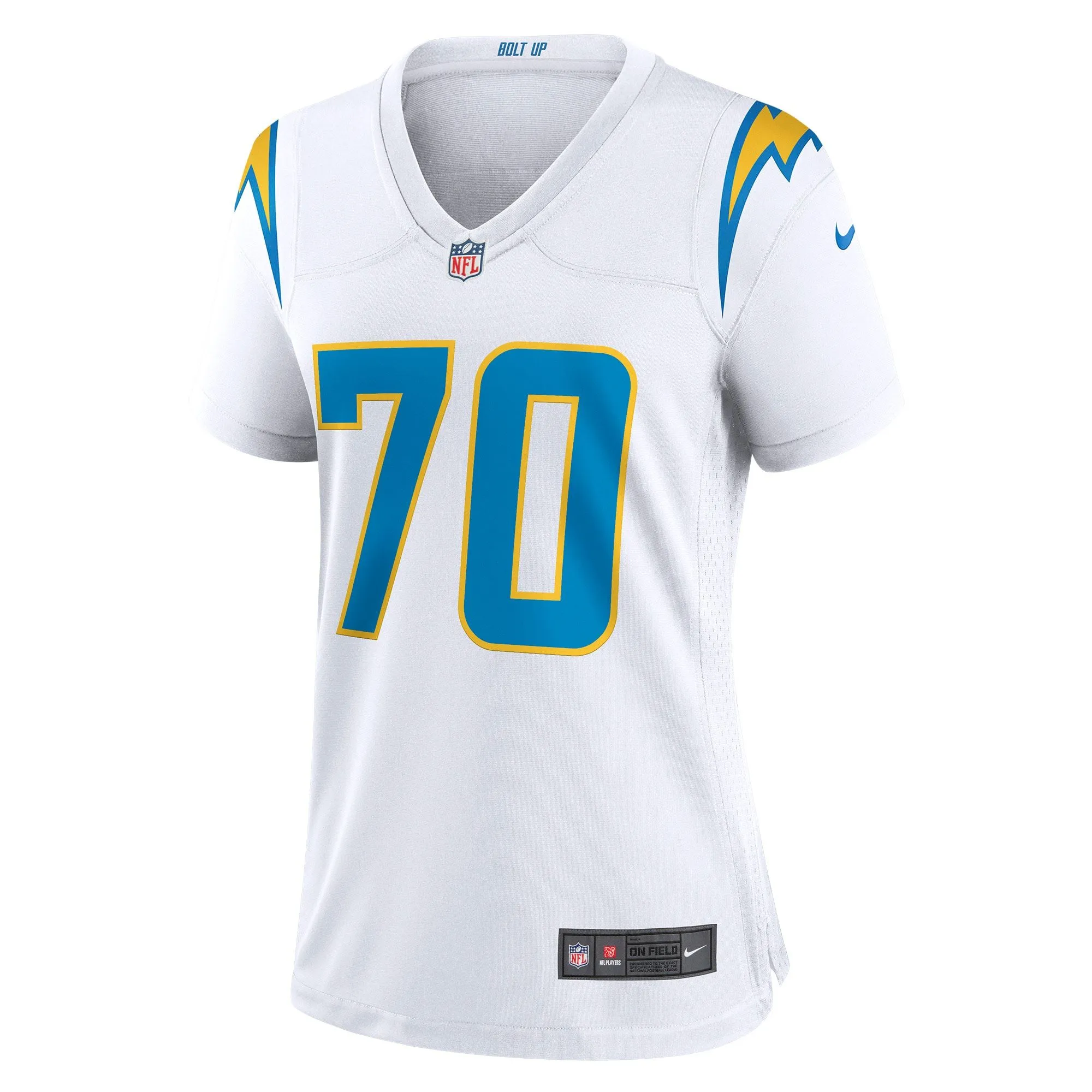 Rashawn Slater Los Angeles Chargers  Women's Game Jersey - White