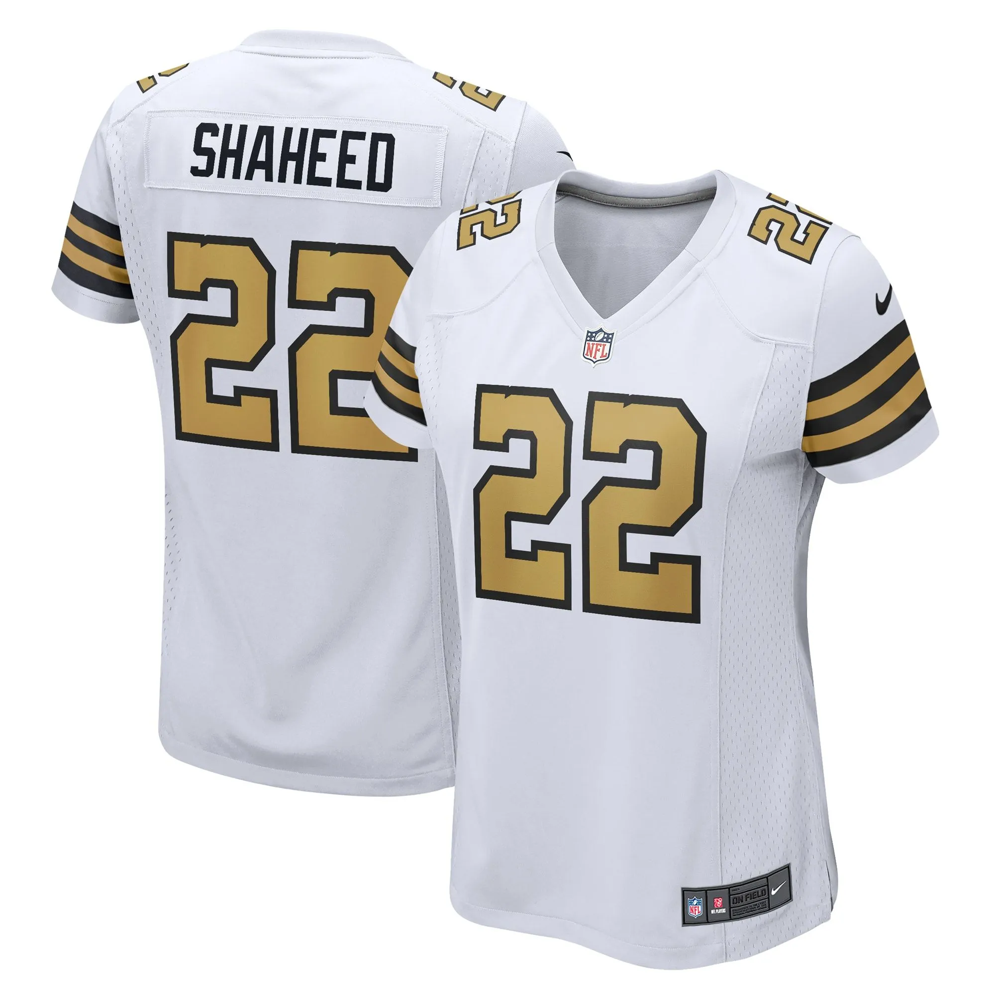 Rashid Shaheed New Orleans Saints  Women's Alternate Game Jersey -  White