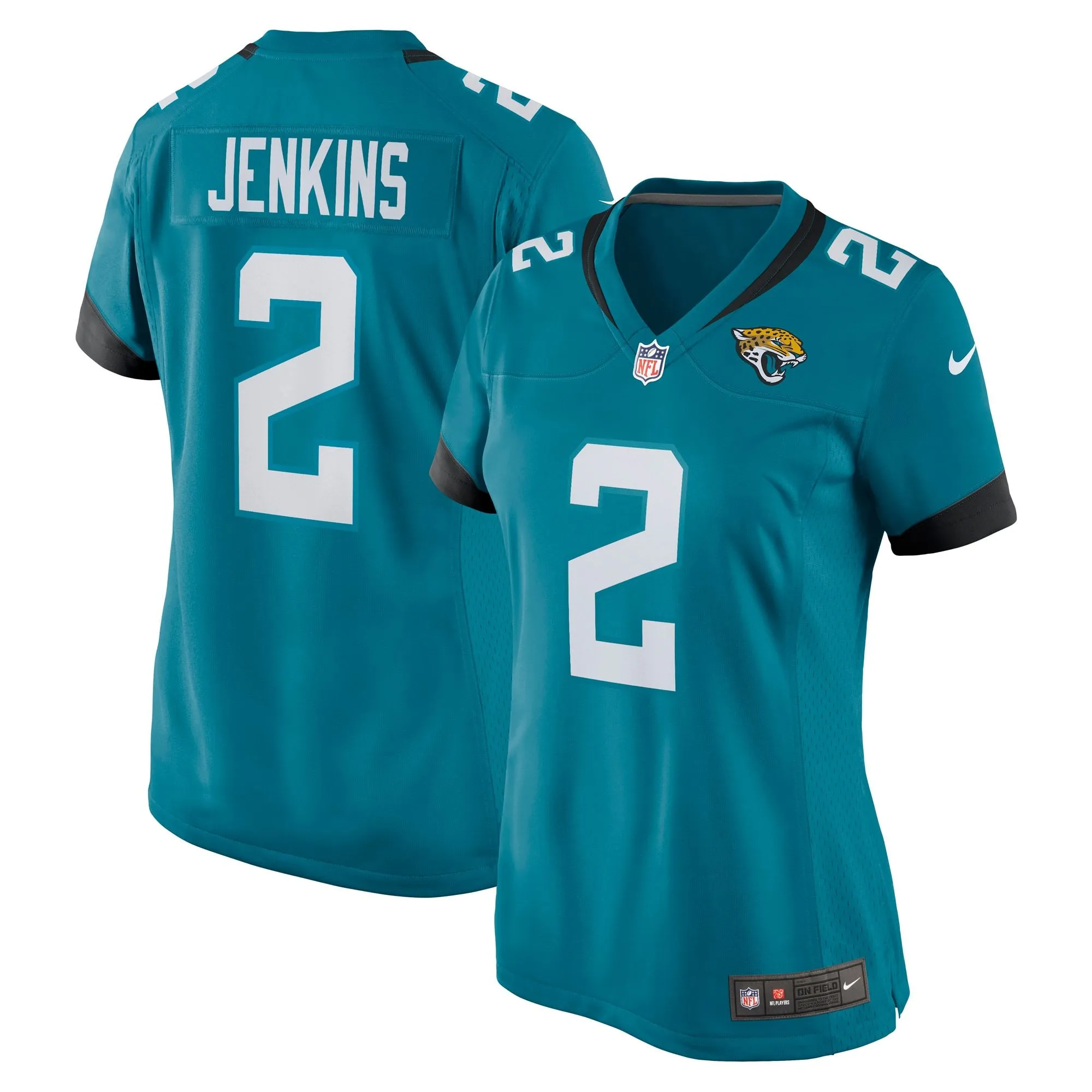 Rayshawn Jenkins Jacksonville Jaguars  Women's Game Player Jersey - Teal